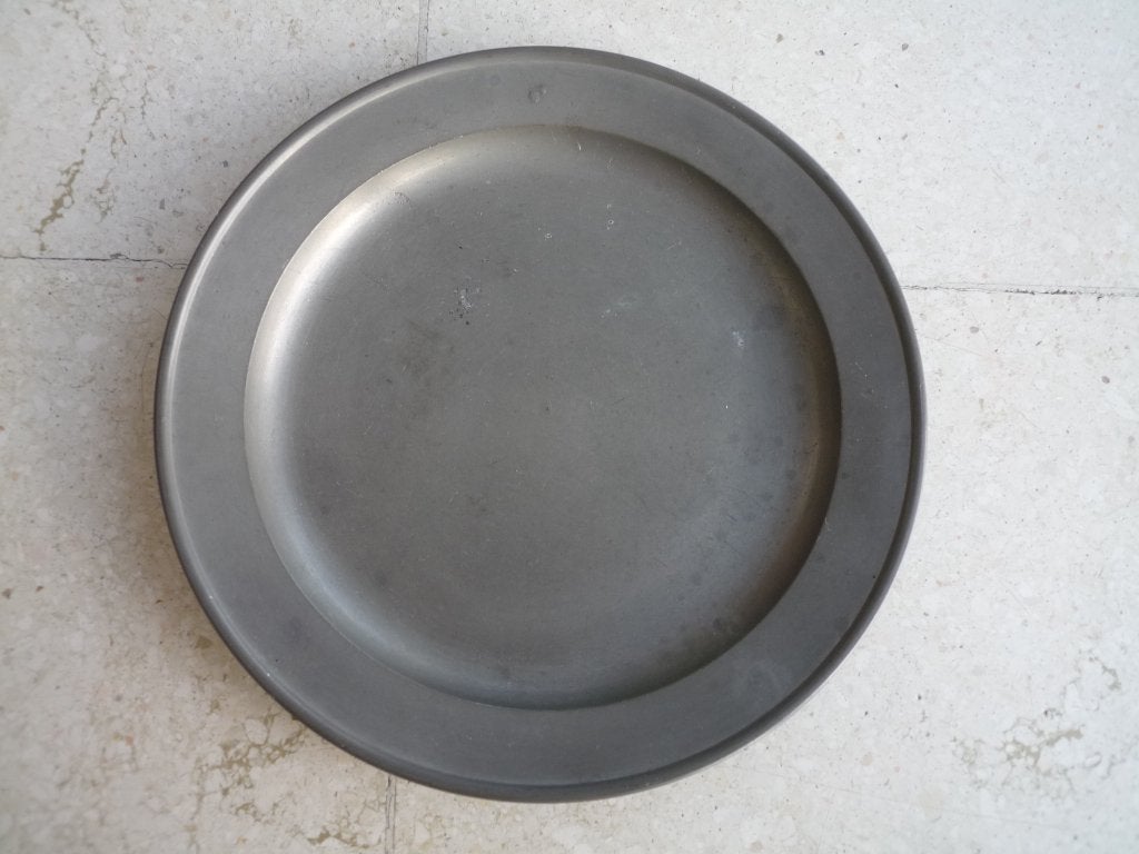 Antiek Tinnen bord 20 cm – H. Kamphof, Antiek en Kunst, Ophalen of Verzenden