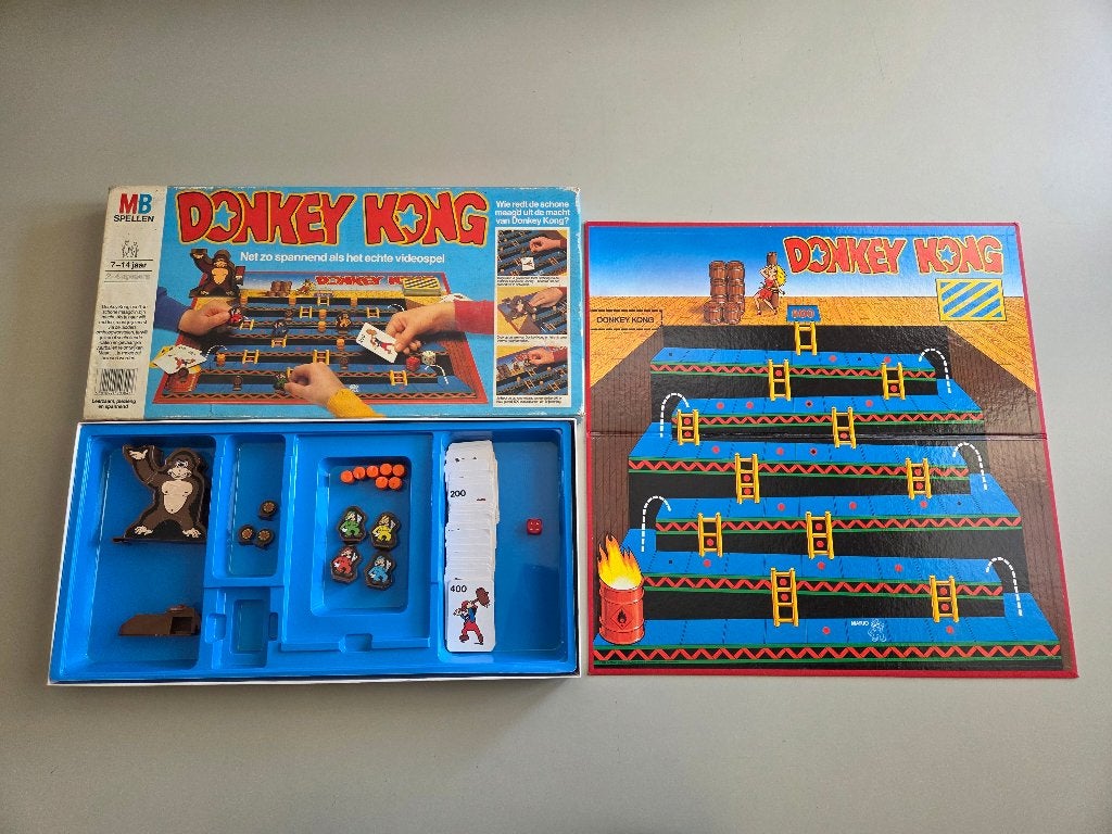 Donkey Kong bordspel, Avontuur en Actie, Gebruikt, 1 speler, Ophalen of Verzenden