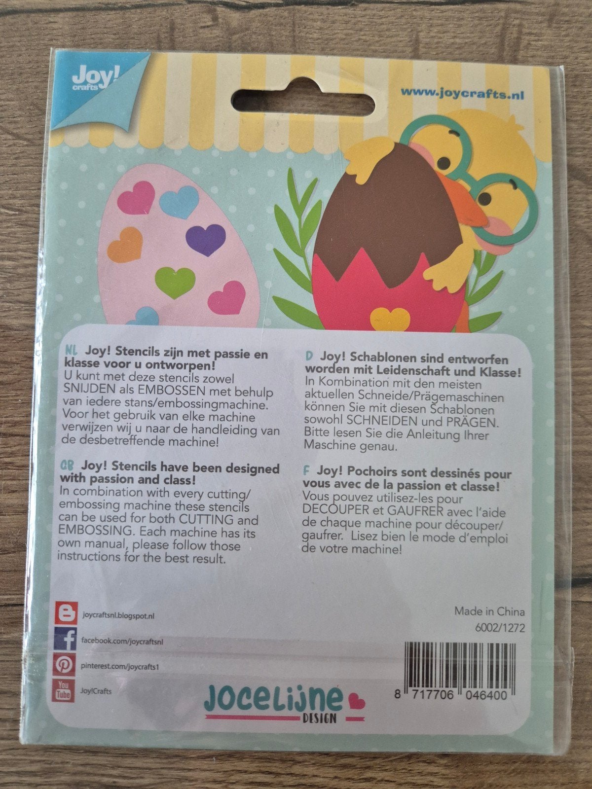 Joy Crafts snijmal lente/Pasen - nieuw en ongeopend, Ophalen of Verzenden, Nieuw, Dieren, Pons of Mal