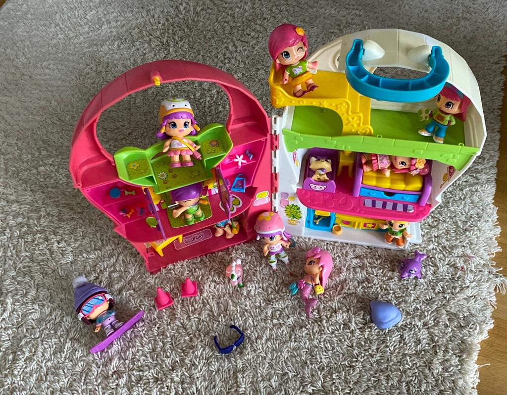 Pinypon huis met leuke poppetjes, Kinderen en Baby's, Speelgoed | Poppen, Ophalen, Overige typen