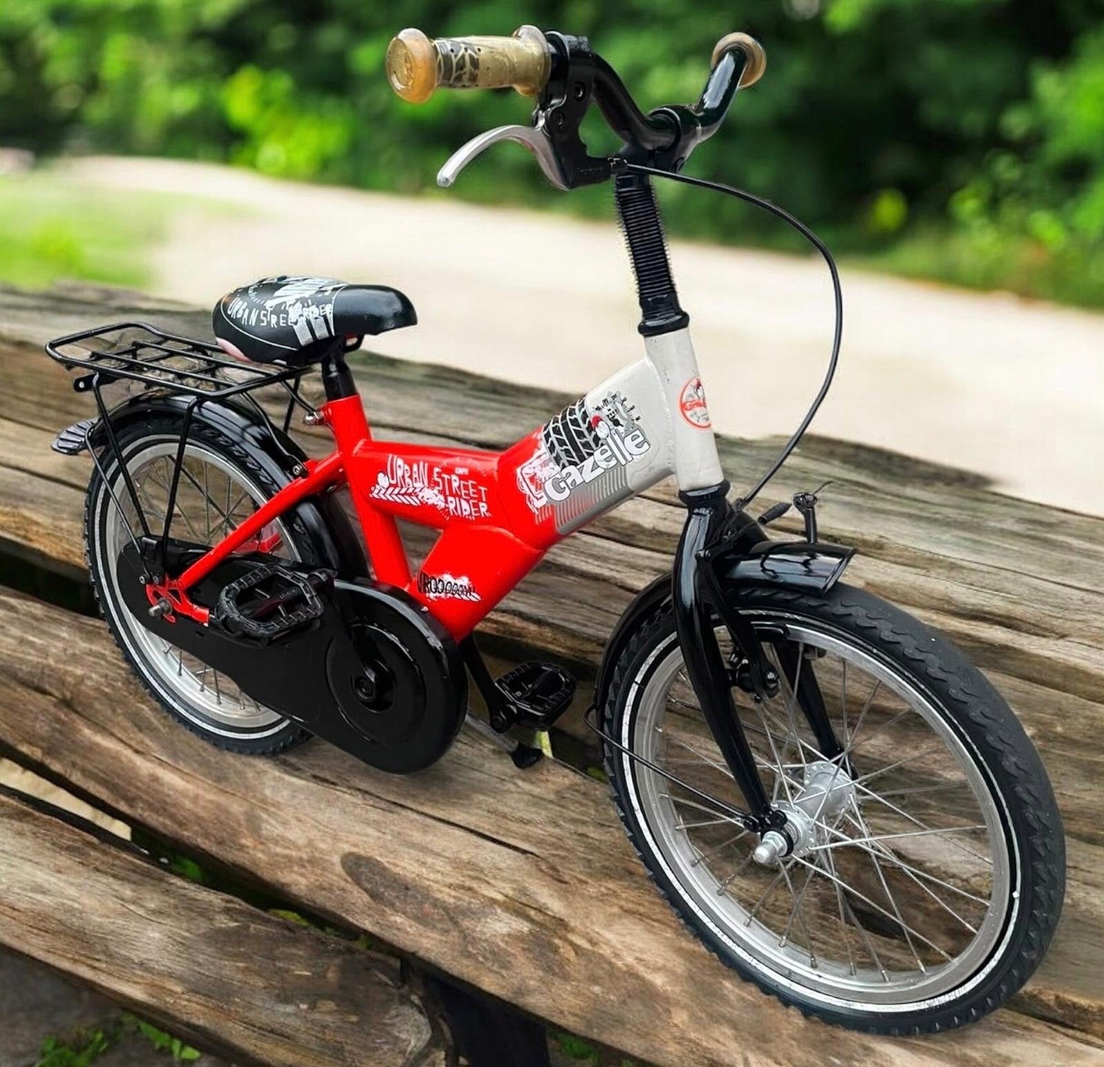 Gazelle 16 inch kinderfiets - Nette staat!, Ophalen of Verzenden, Zo goed als nieuw, Terugtraprem, 16 tot 20 inch