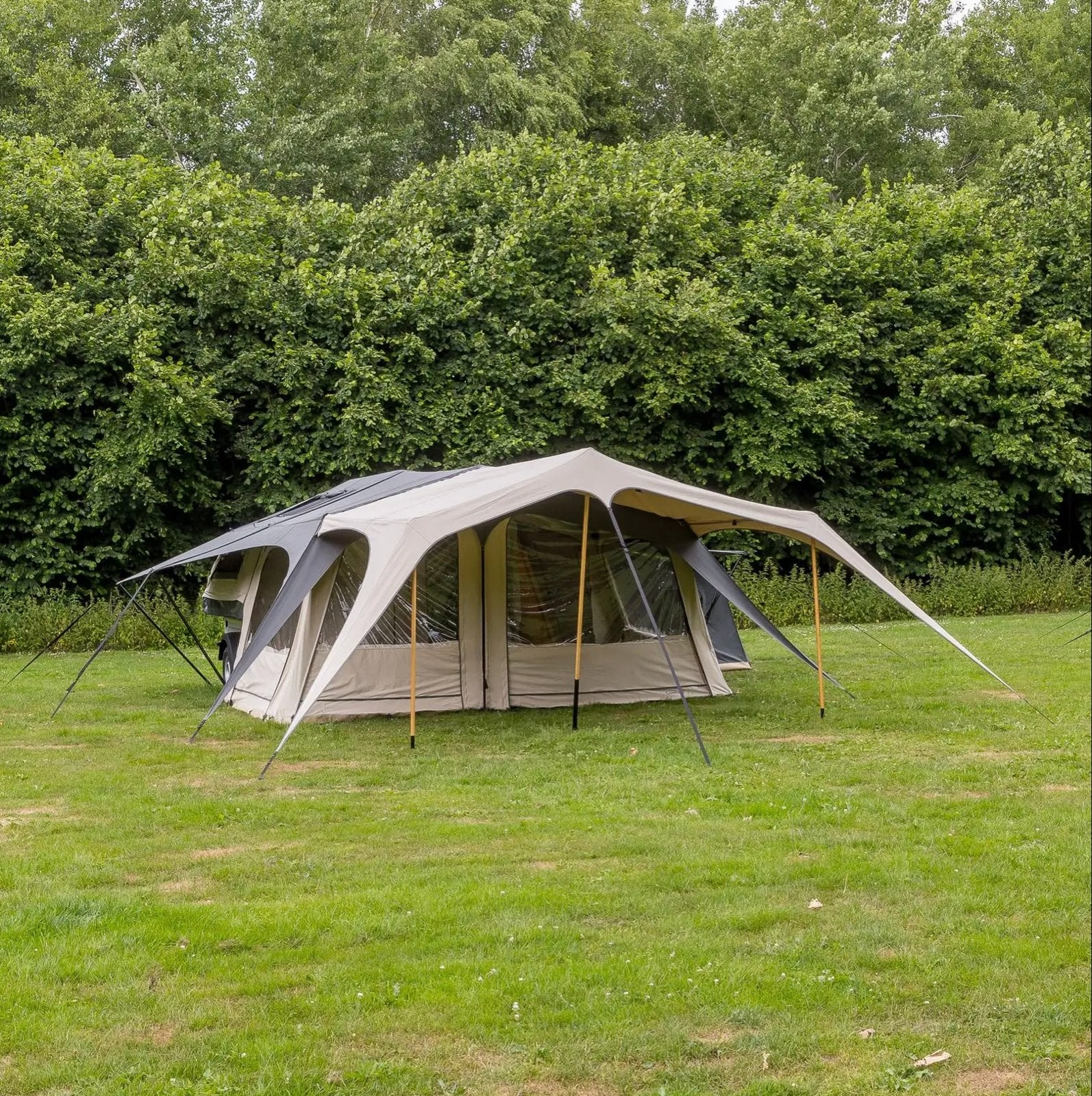 Campooz Lazy Jack 2024 Camping Edition met extra luifel, Ophalen, Antraciet, Aanwezig, Campooz