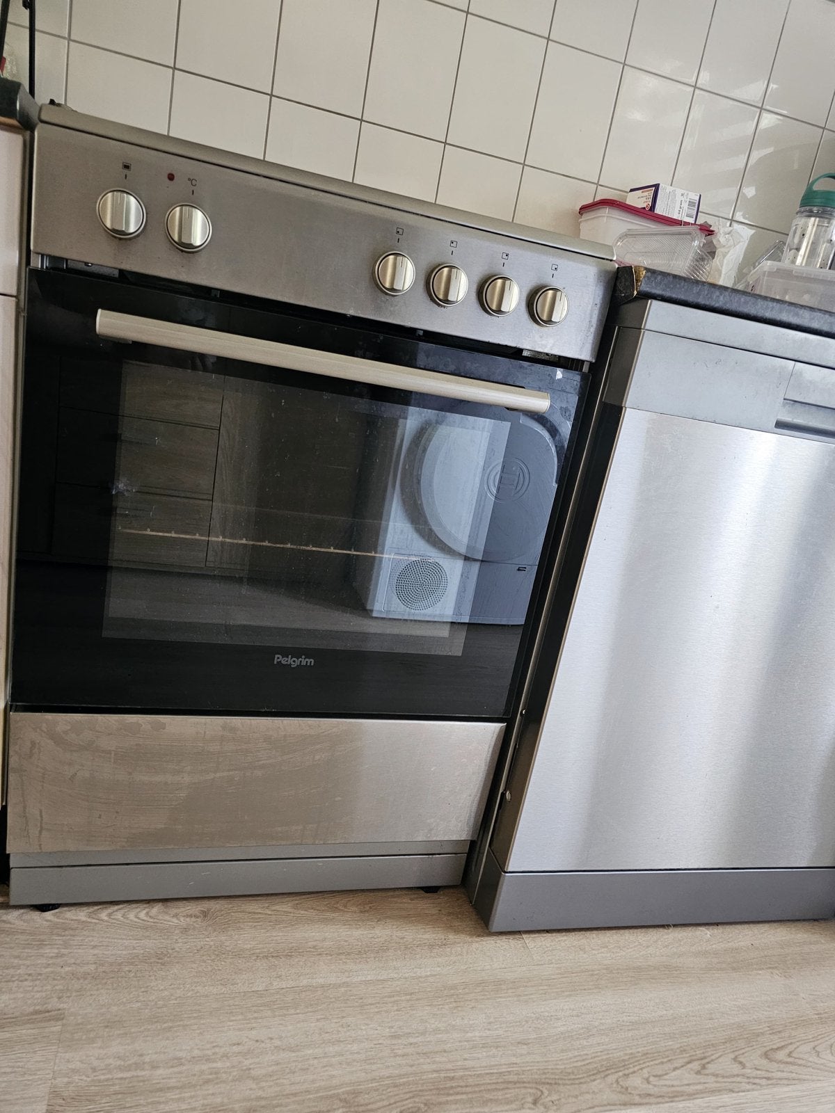 Pelgrim Vrijstaand Keramisch Inductie Fornuis met Oven, Witgoed en Apparatuur, Fornuizen, Gebruikt, 60 cm of meer, Keramisch, Vrijstaand