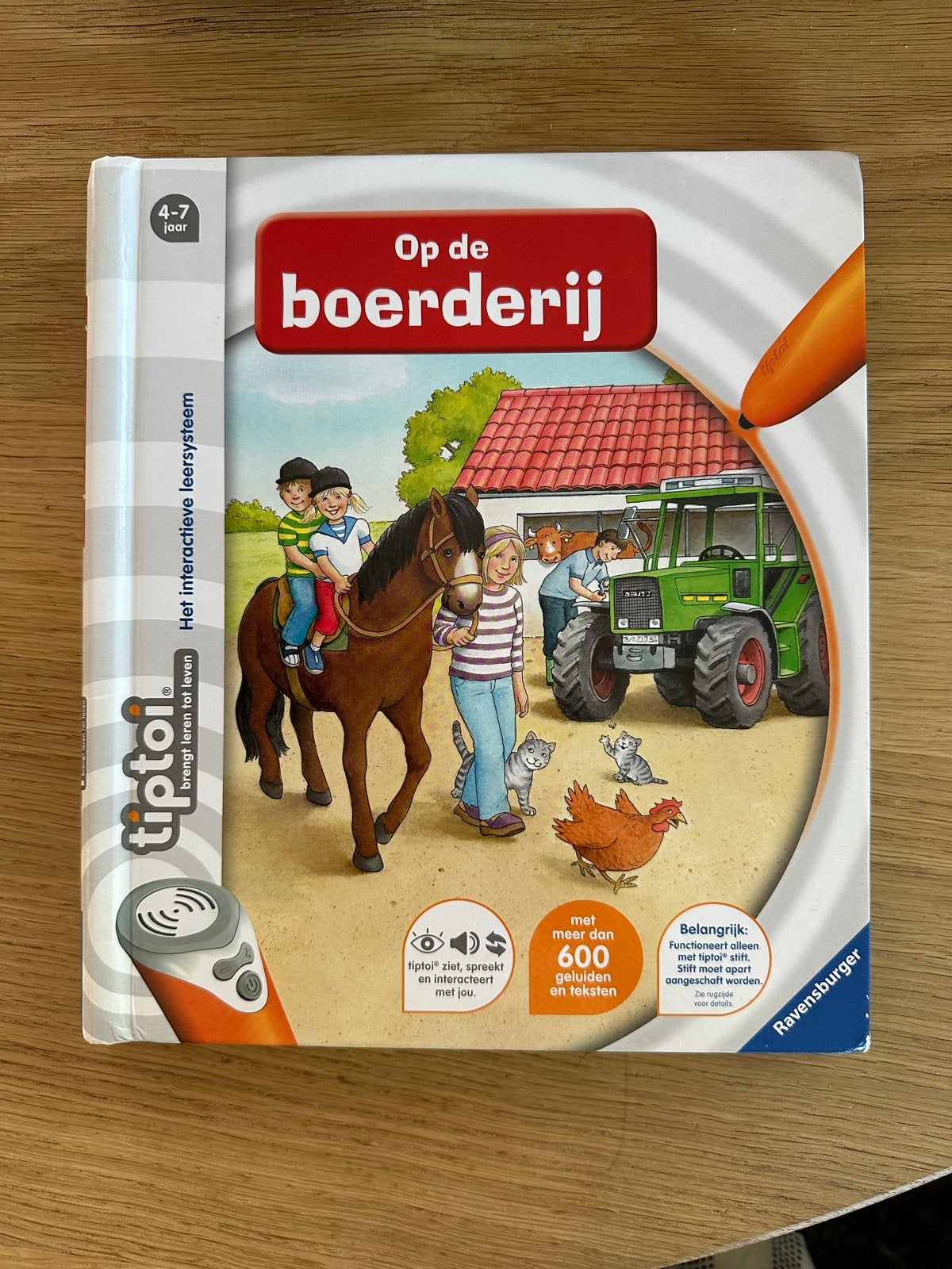 Tiptoi op de boerderij - Interactief leerboek, Boeken, Kinderboeken | Kleuters, Zo goed als nieuw, Non-fictie, 4 jaar, Jongen of Meisje