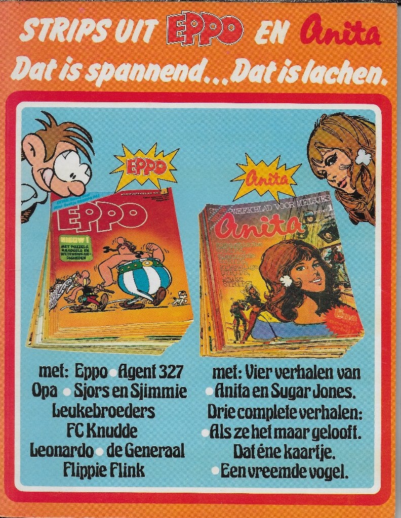 Strips uit Eppo en Anita - Dat is spannend... Dat is lachen, Boeken, Stripboeken, Eén stripboek, Ophalen of Verzenden, Gelezen