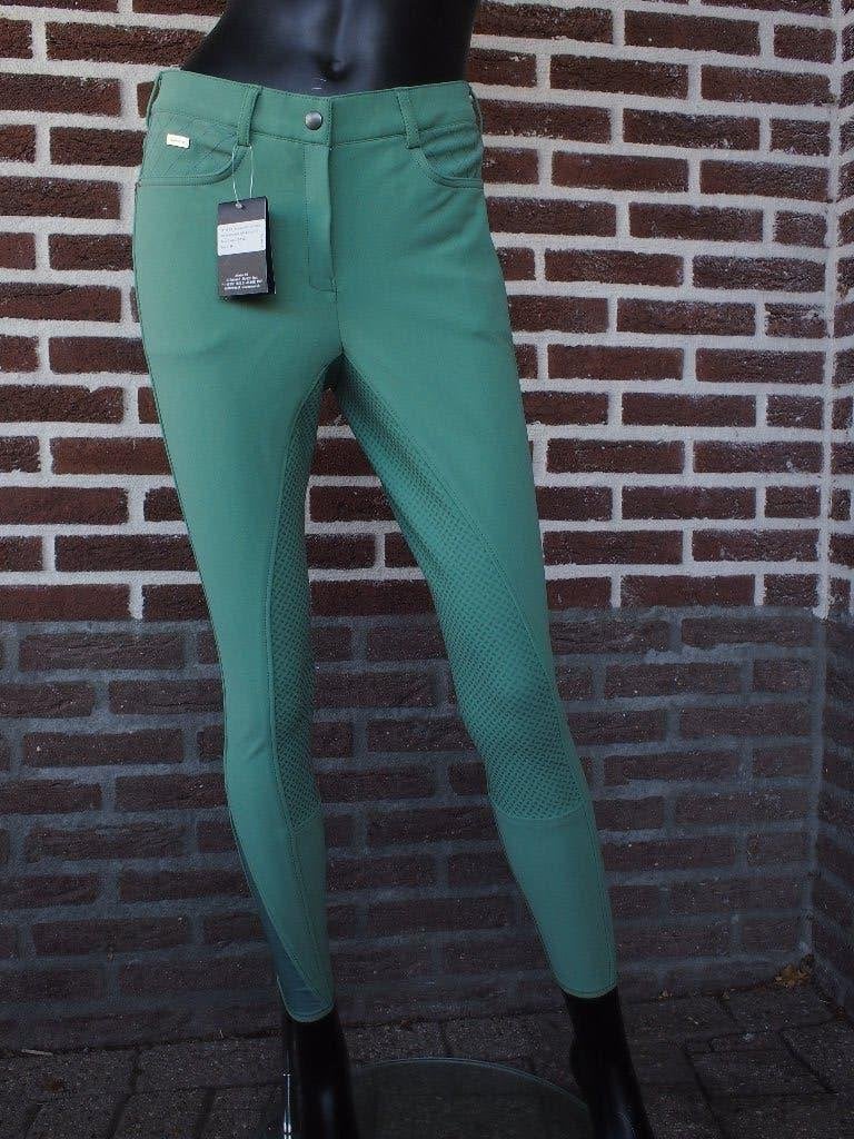 Montar Gill Backpockets Paardrijbroek Groen maat 36, Dieren en Toebehoren, Paardrijkleding, Ritssluiting, Dressuur, Nieuw, Dames