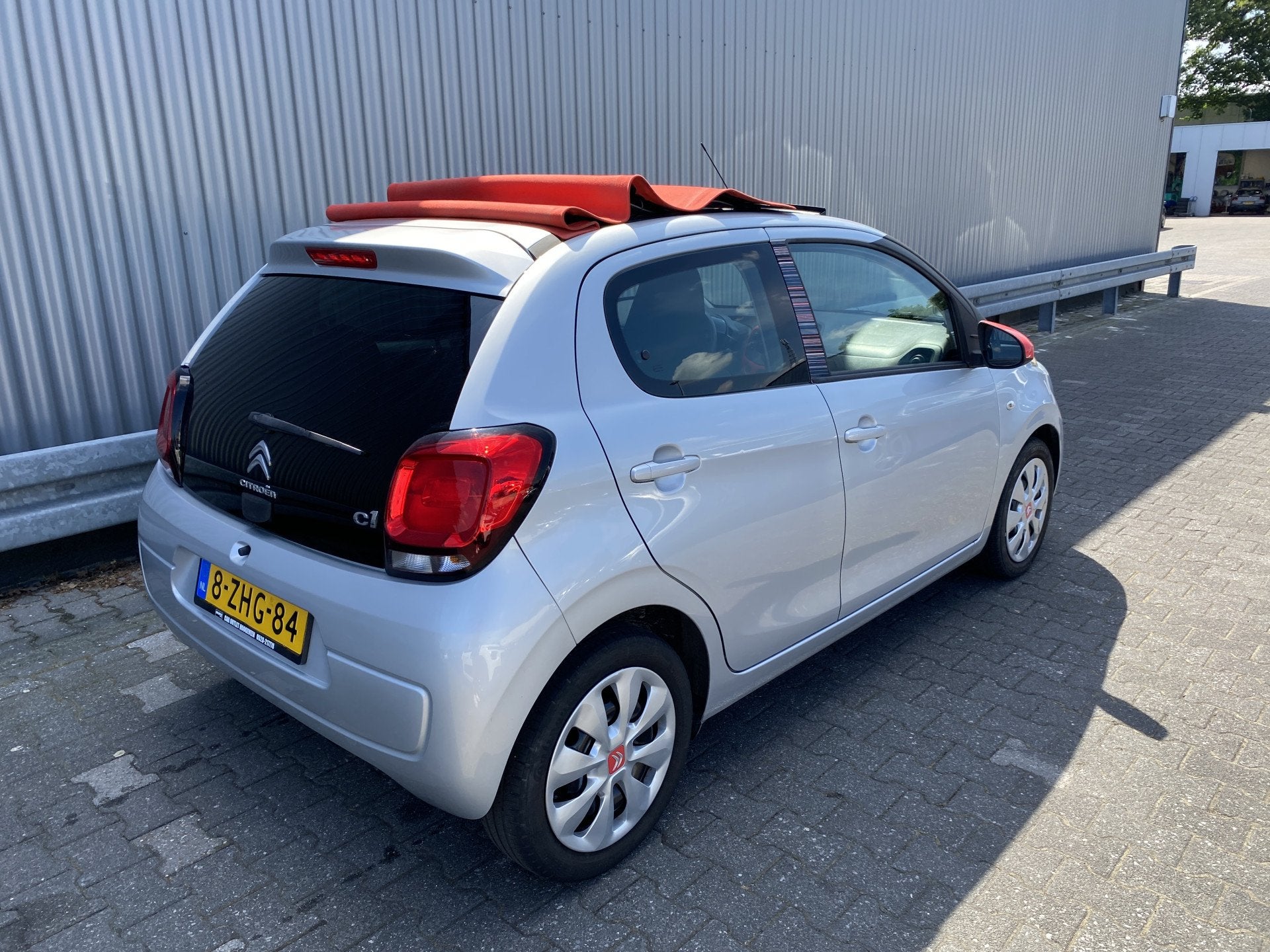 Citroën C1 1.2 PureTech Airscape Shine 5-Drs, A/C, Elec.ram, Auto's, Citroën, Voorwielaandrijving, Euro 5, Stof, Gebruikt