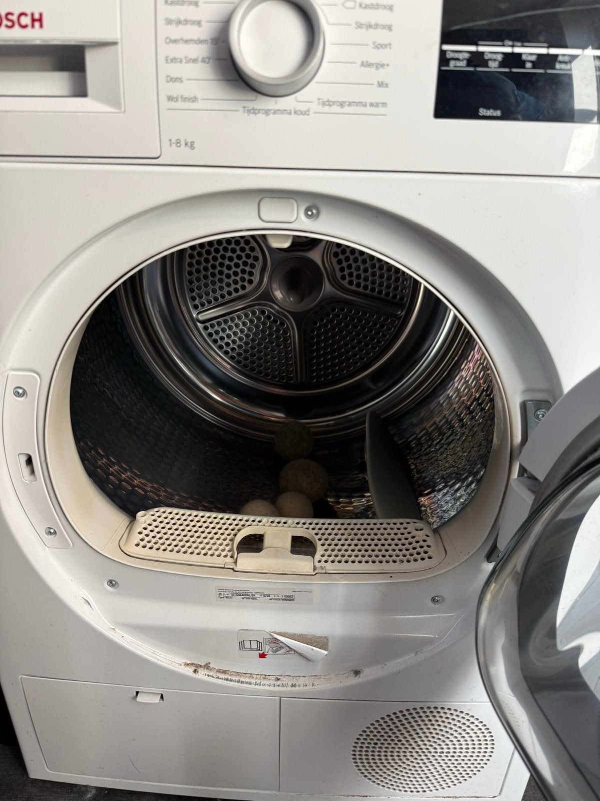 Bosch Serie 6 Condensdroger - 8 kg, Witgoed en Apparatuur, Wasdrogers, Ophalen, 6 tot 8 kg, Gebruikt, Voorlader