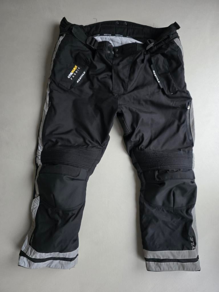 Restyle motorbroek met protectoren, Motoren, Kleding | Motorkleding, Ophalen, Tweedehands, Broek | textiel