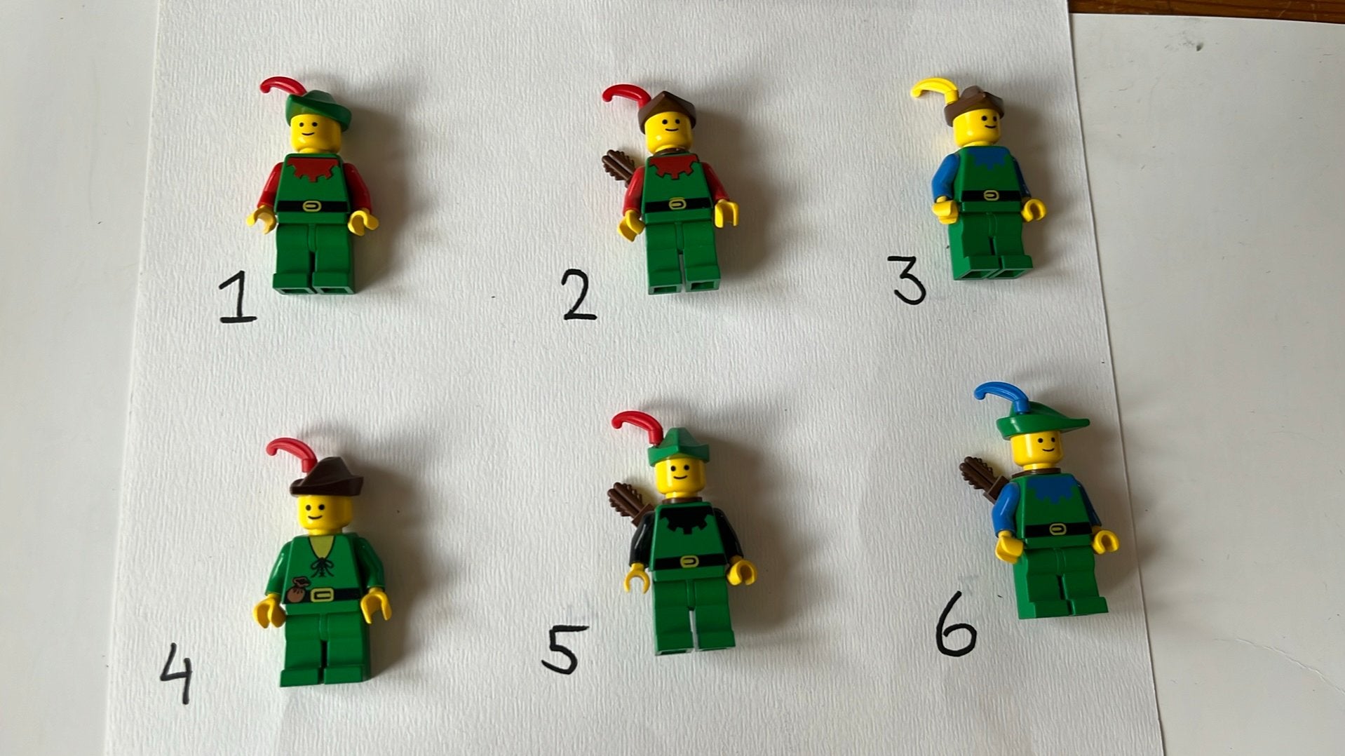 LEGO Castle Forestman Minifiguren, Gebruikt, Lego, Ophalen of Verzenden, Minifiguur