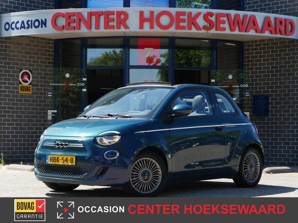 FIAT 500C Cabrio 42kWh La Prima | 3-Fase | SOH 93% |, Auto's, Fiat, Bedrijf, Te koop, 500C, ABS, Achteruitrijcamera, Airbags, Airconditioning