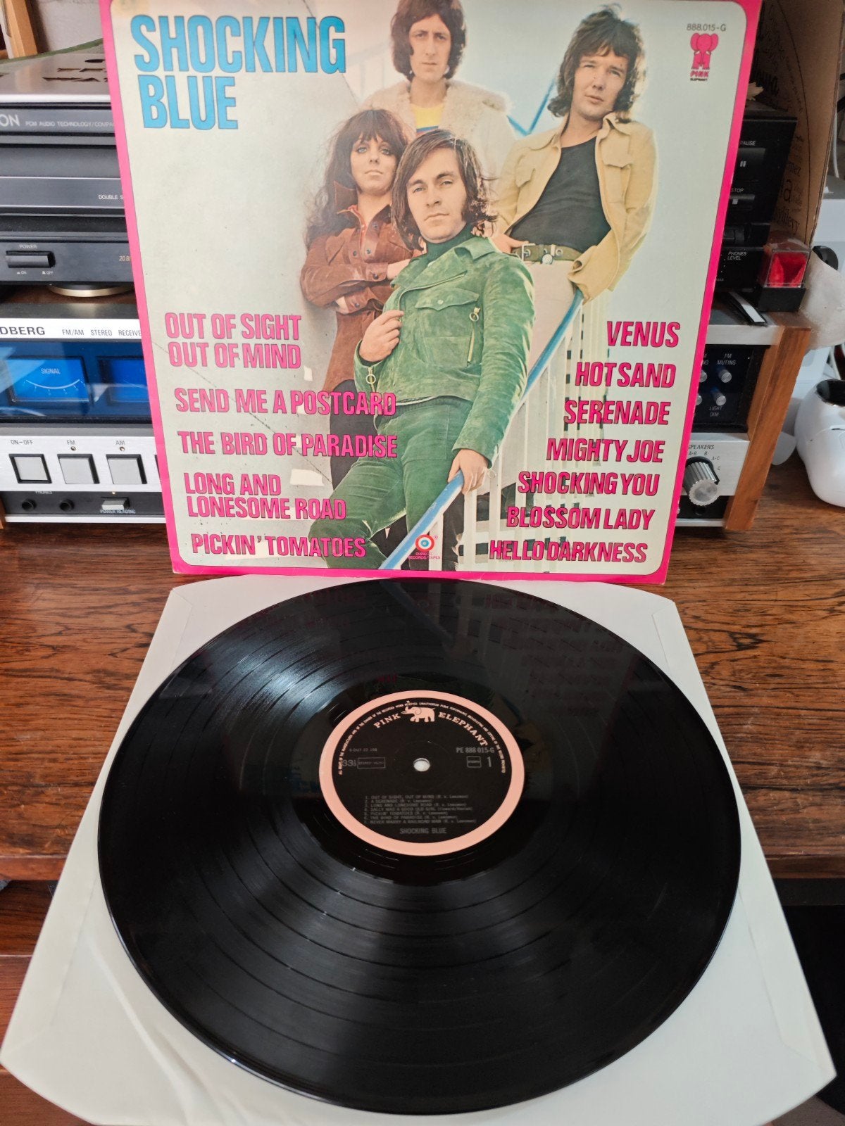 Shocking Blue - Out of Sight Out of Mind LP (Pink Elephant), LP, Gebruikt, Originele persing, Ophalen of Verzenden