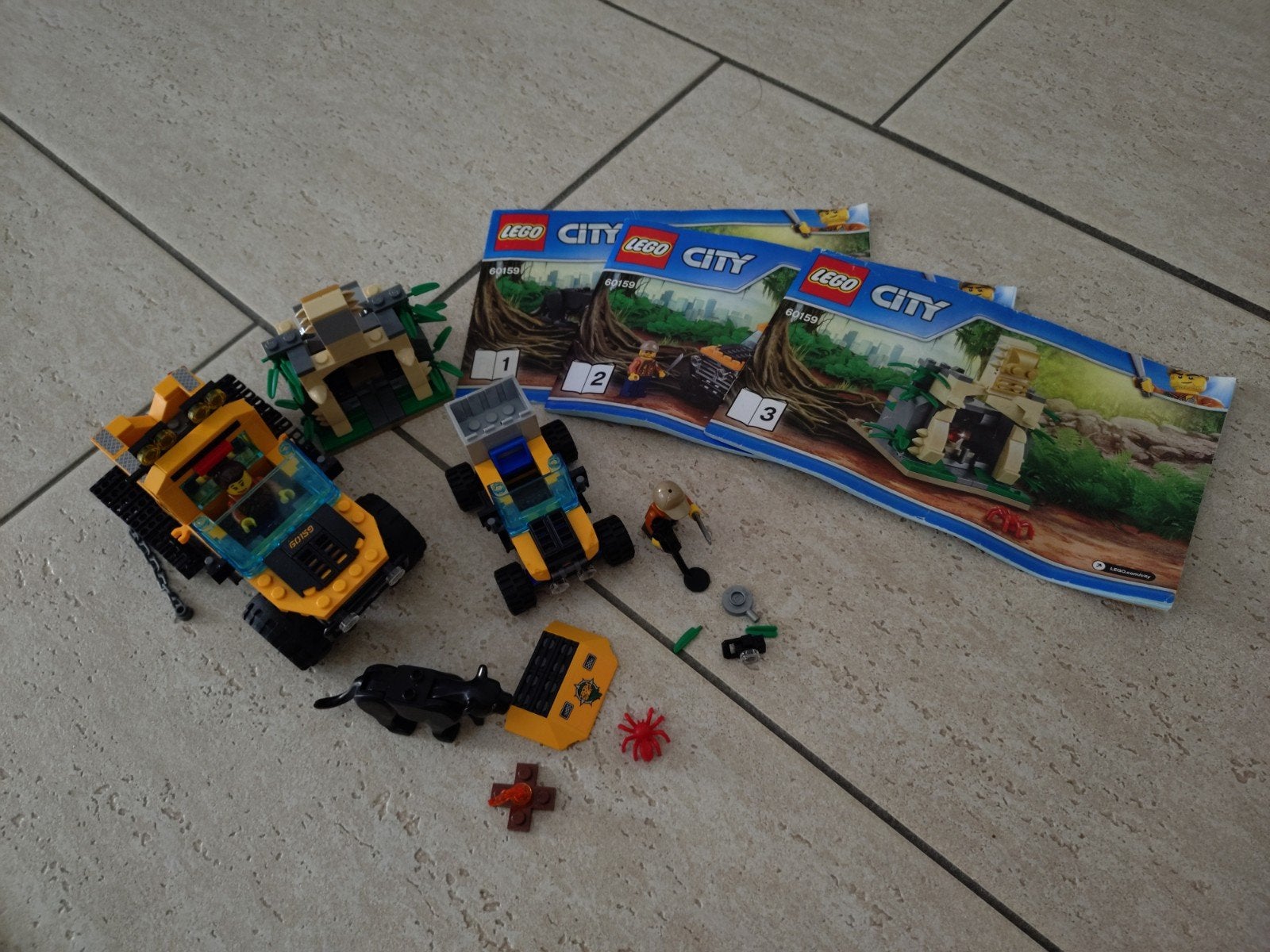 Lego City Jungle Explorers 60159 - Jungle Halftrack Mission, Kinderen en Baby's, City, Lego, Ophalen of Verzenden, Zo goed als nieuw