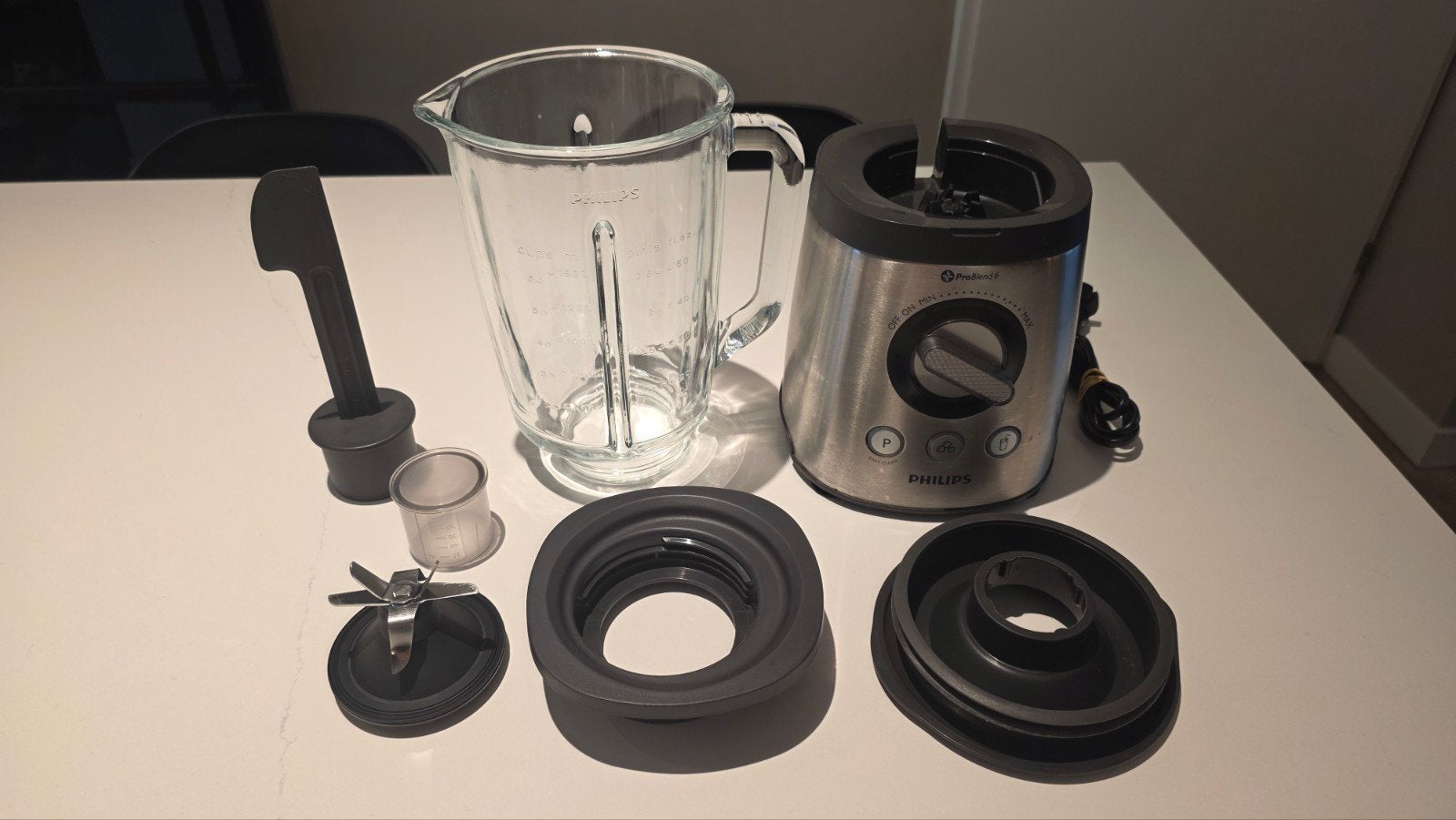 Philips ProBlend 6 - 800W, Ophalen of Verzenden, Zo goed als nieuw, Blender