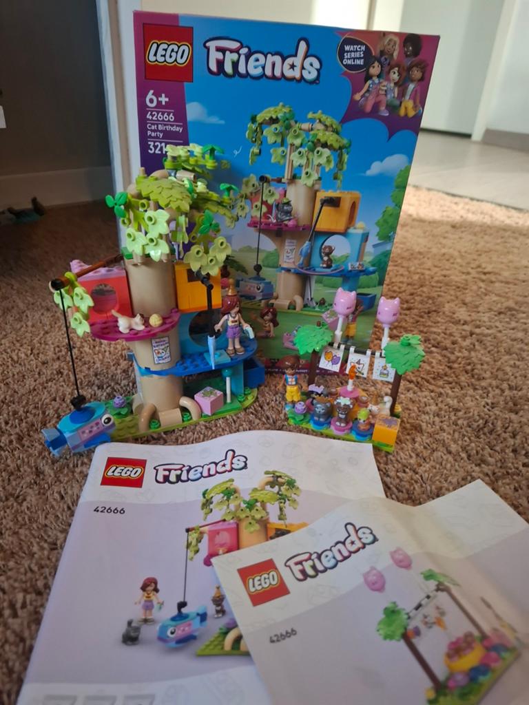 LEGO Friends 42666 Katten Verjaardagsfeestje, Compleet, Lego, Friends, Ophalen of Verzenden