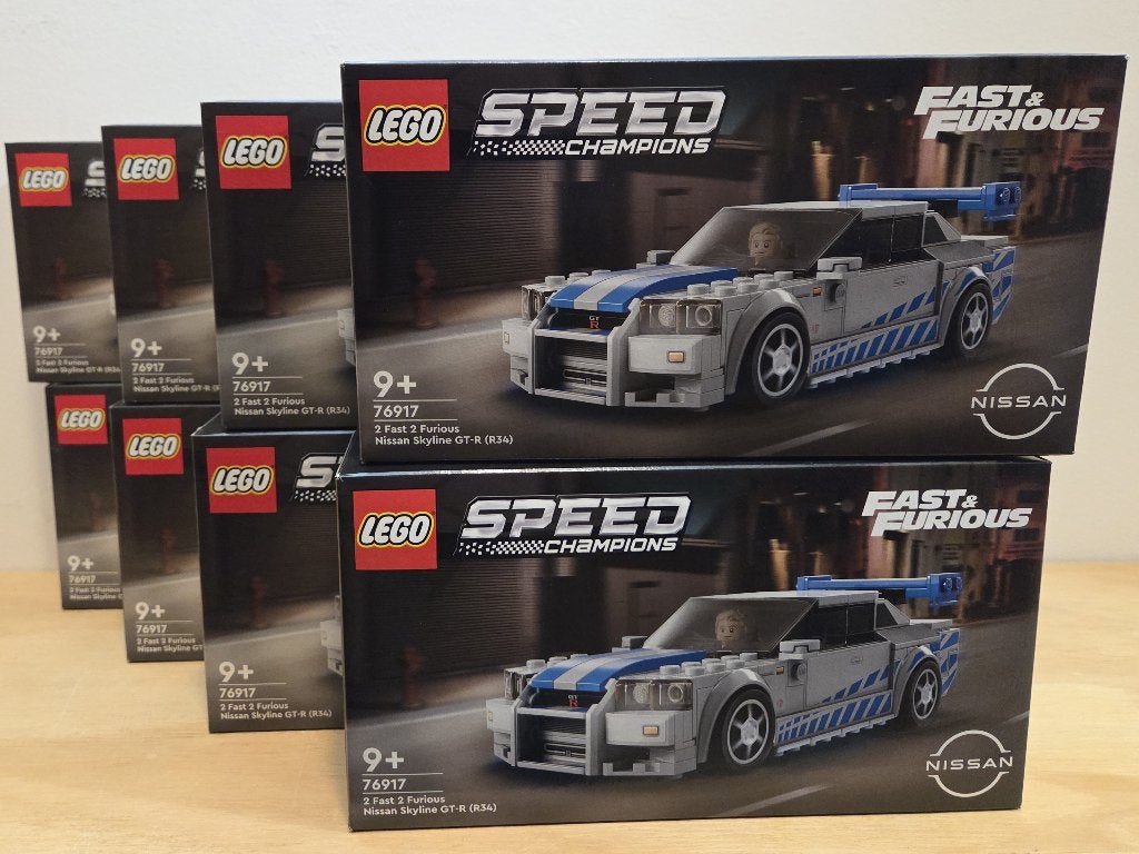 (GESEALD) 8x Lego 76917 2 Fast 2 Furious Nissan Skyline GT-R, Ongeopend/sealed, Lego, Nieuw, Ophalen of Verzenden
