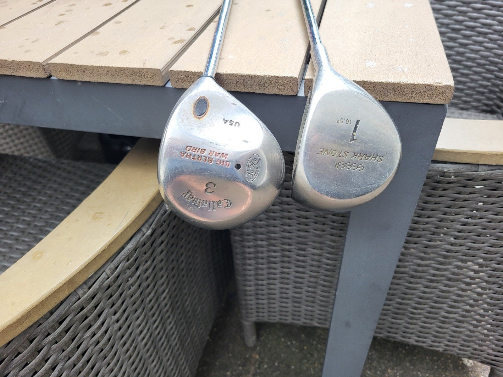 Golfclubs: Callaway Big Bertha War Bird 3 & Shark Stone 1, Ophalen, Gebruikt, Club, Callaway
