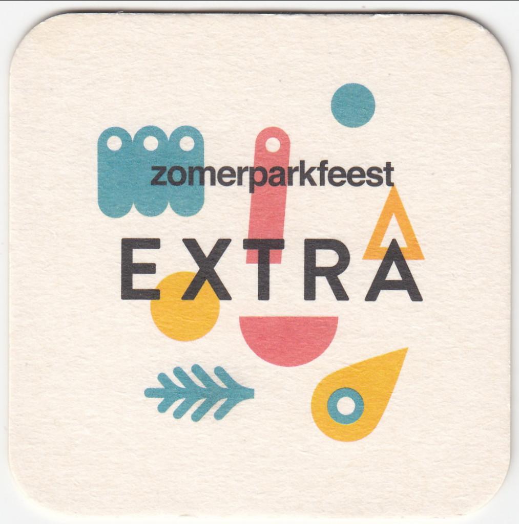 1 ZOMERPARKFEEST EXTRA BIERVILTJE, Ophalen of Verzenden, Gebruikt, Viltje(s), Overige merken