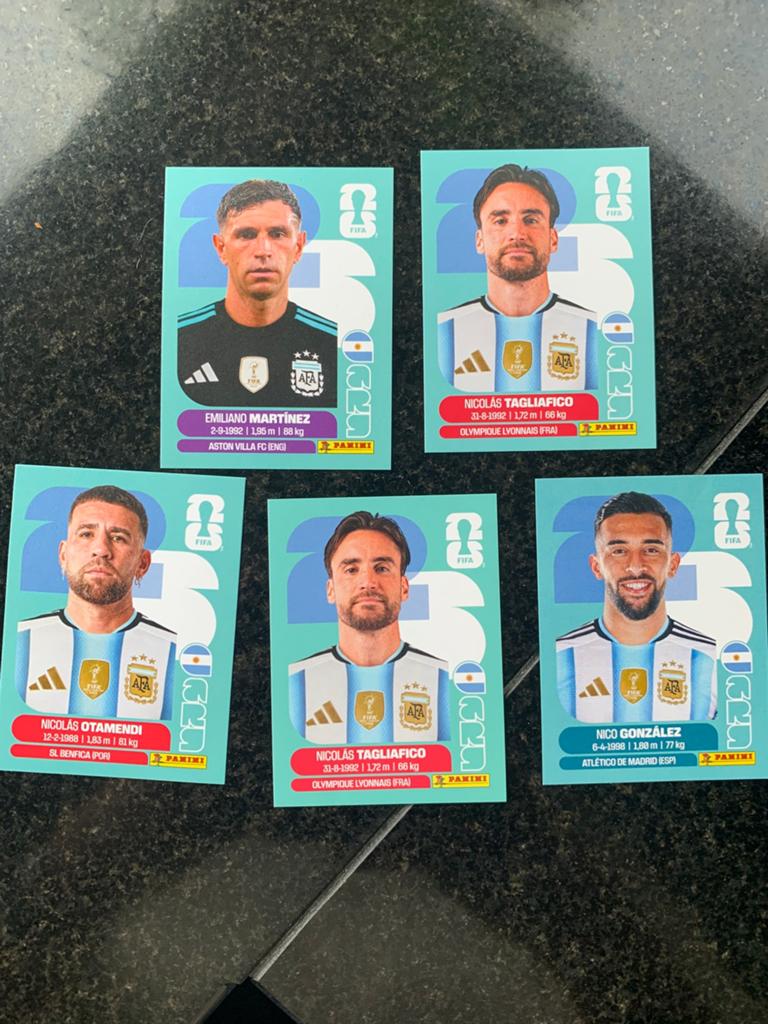 Argentinië (WK 2026 Panini stickers), Ophalen of Verzenden, Zo goed als nieuw, Meerdere stickers