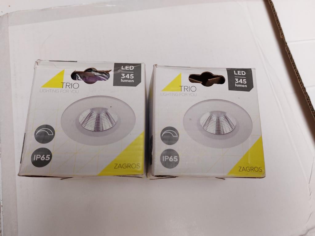 Trio inbouwspots, Ophalen of Verzenden, Nieuw, Metaal of Aluminium