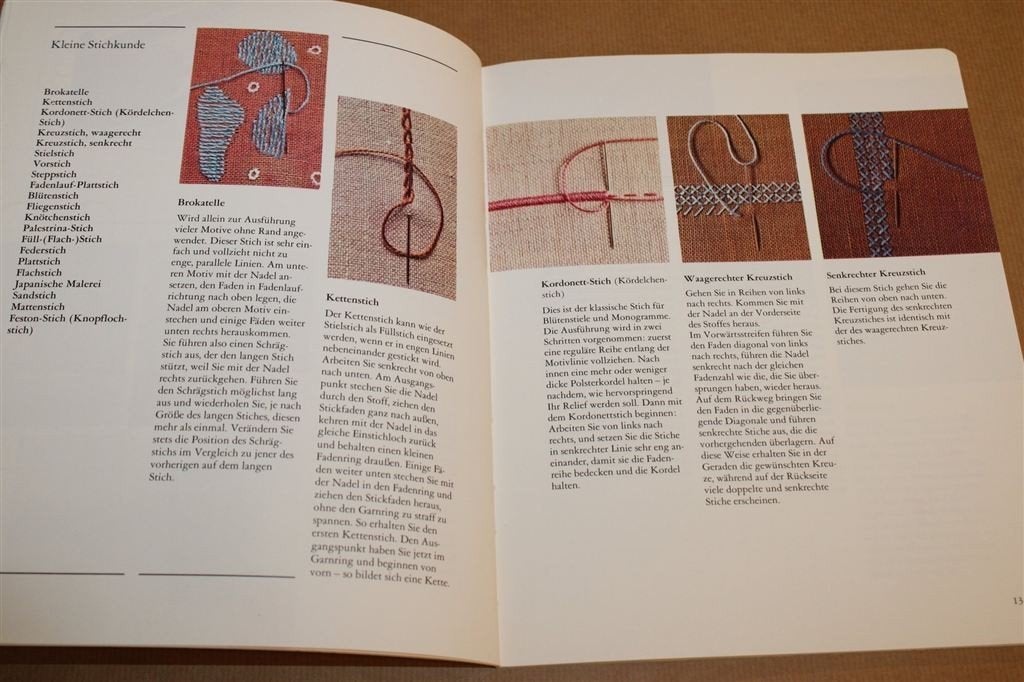 Sticken — Vintage Borduurboek met Patronen 1979, Boeken, Ophalen of Verzenden, Gelezen, Borduren en Naaien