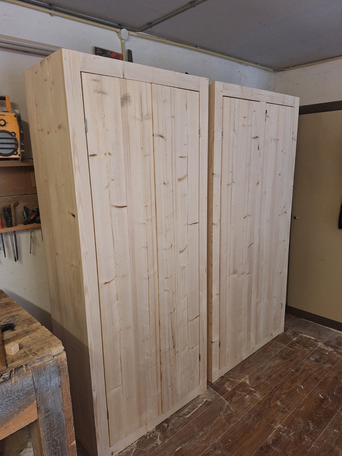 Kledinkasten van terug gedroogd en geschaafd steigerhout, Ophalen, Nieuw, 50 tot 100 cm, Minder dan 100 cm