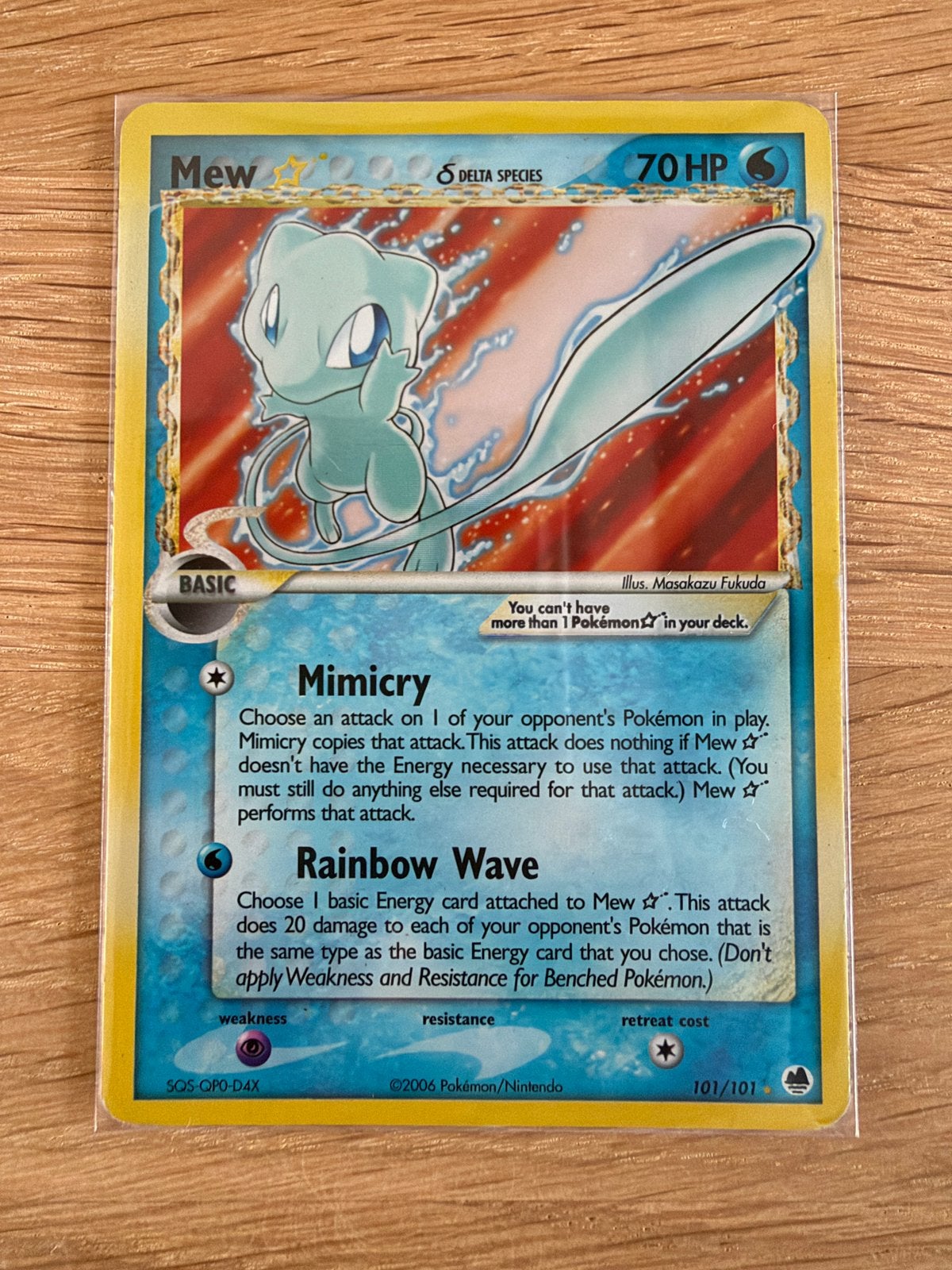 Pokemon Mew Gold Star, Hobby en Vrije tijd, Verzamelkaartspellen | Pokémon, Ophalen, Gebruikt, Losse kaart