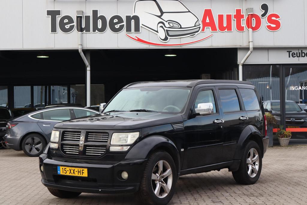 Dodge Nitro 3.7 V6 SE Airco, Schuif- kanteldak, Trekhaak, El, Auto's, Automaat, Stof, Gebruikt, Zwart