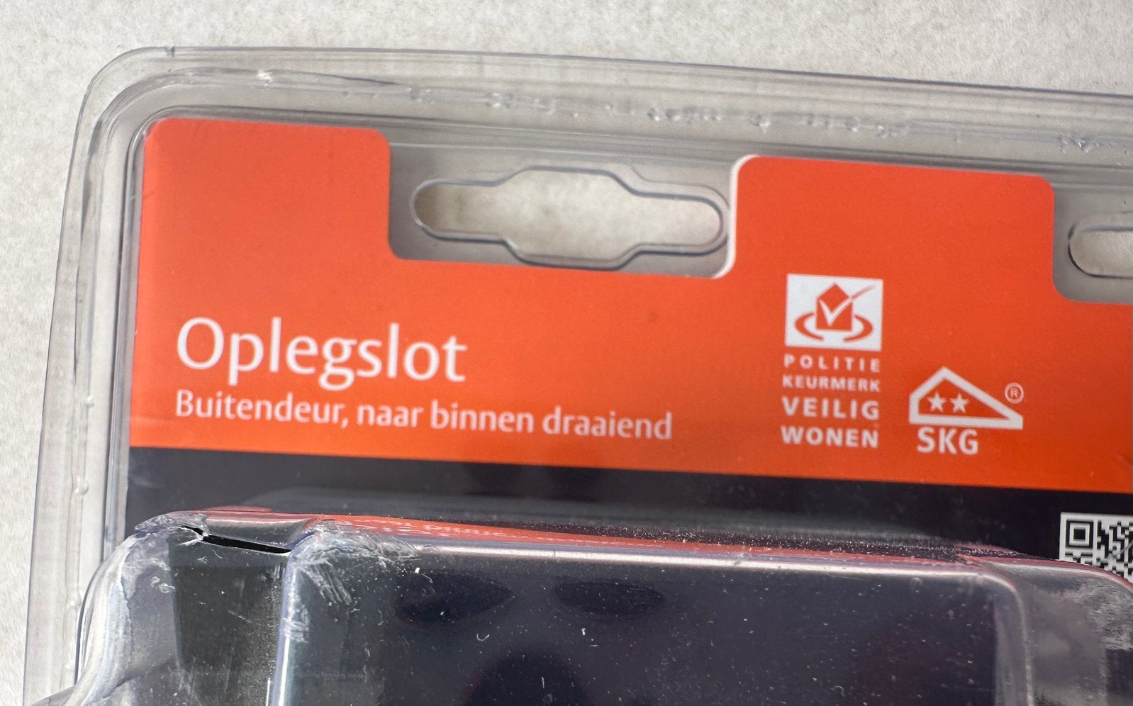Nieuw Nemef oplegslot voor buitendeur, Doe-het-zelf en Verbouw, Hang- en Sluitwerk, Ophalen of Verzenden, Nieuw, Rvs, Slot