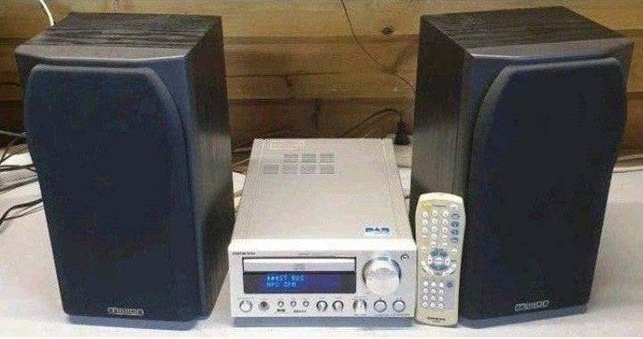 Onkyo cd receiver cr-505dab + mission speakers + remote, Ophalen of Verzenden