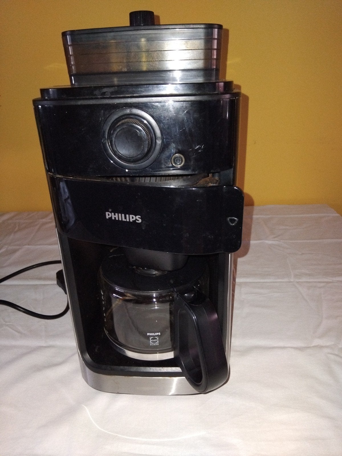 Philips HD7761 Koffiezetapparaat met geïntegreerde molen, Ophalen, Afneembaar waterreservoir, Gebruikt, 10 kopjes of meer