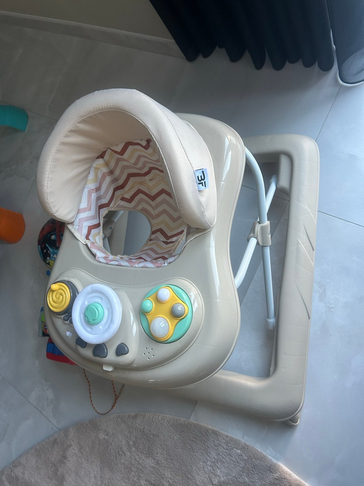 Bebies First Loopstoel / Baby Walker - Beige, Ophalen, Zo goed als nieuw