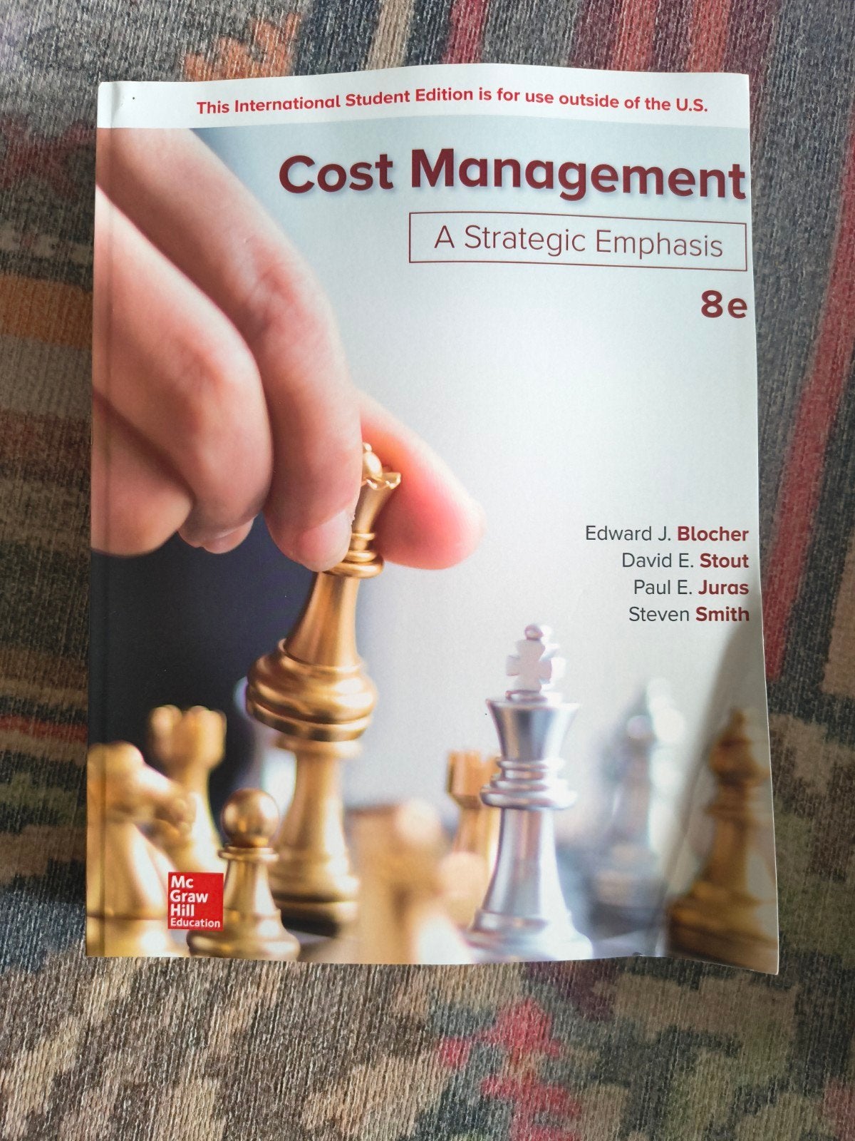 Cost Management: A Strategic Emphasis 8e - Edward J. Blocher, Boeken, Zo goed als nieuw, Edward J. Blocher, David E. Stout, Paul E. Juras, Steven Smith