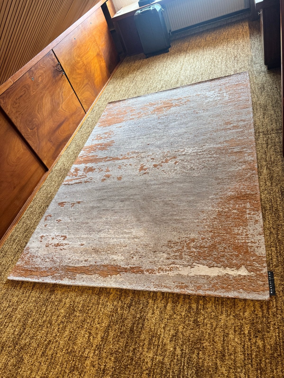 Mart Visser Vloerkleed Cendre Vintage Oker 200x290 cm, Huis en Inrichting, Ophalen of Verzenden, Zo goed als nieuw, 200 cm of meer