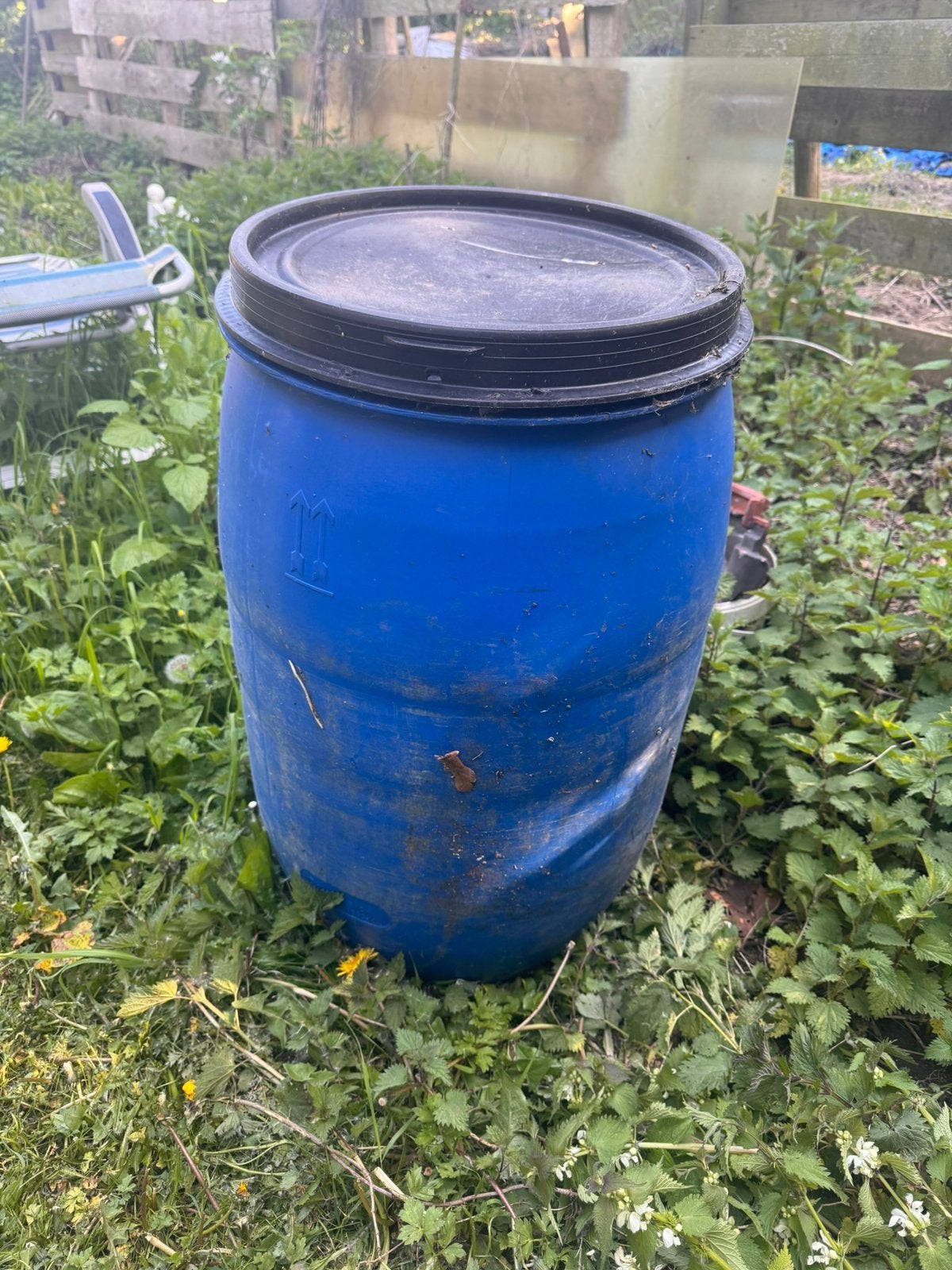 Regenton te koop, 150 liter of meer, Ophalen, Zo goed als nieuw