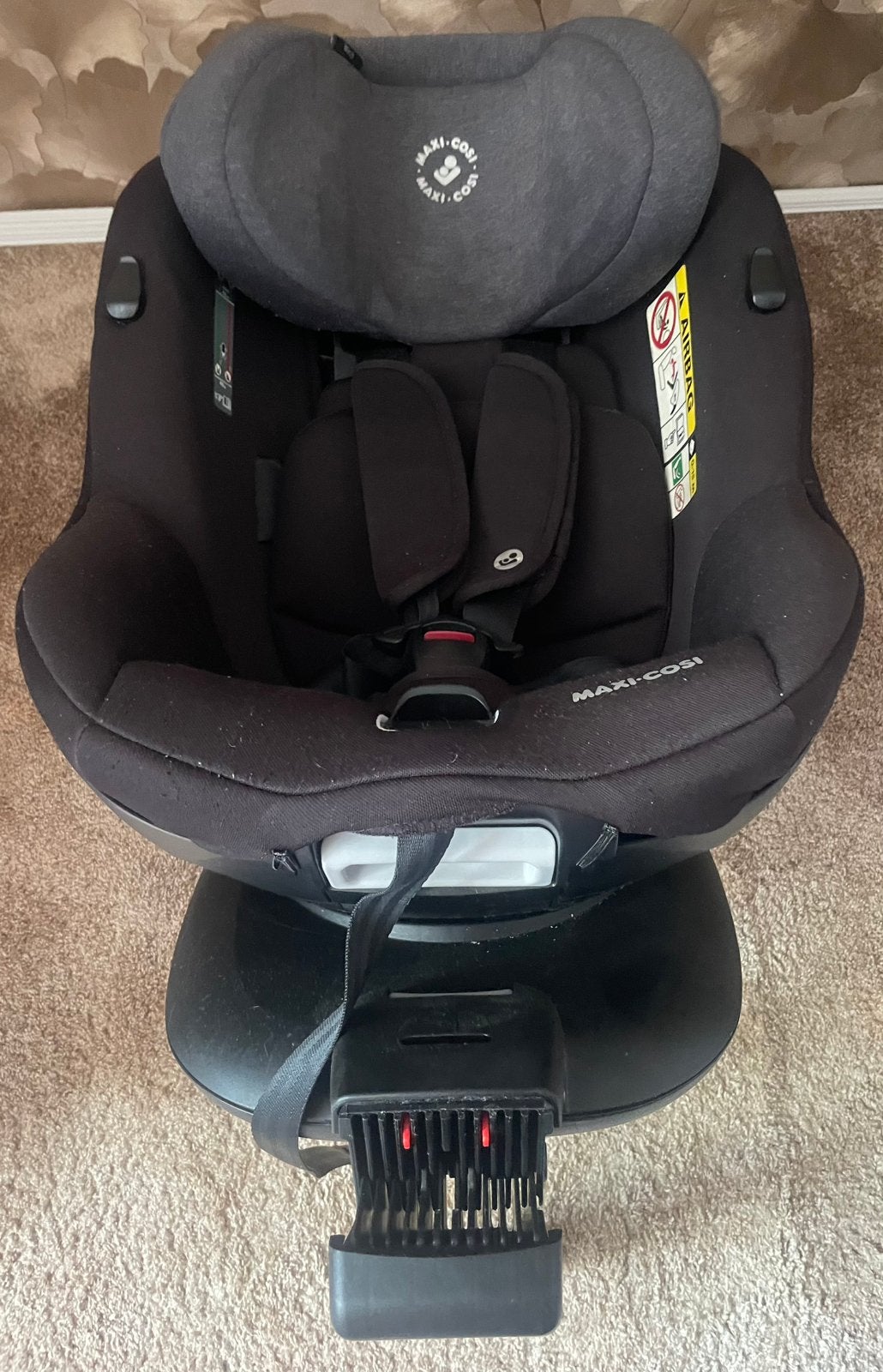 Maxi Cosi Mica i-size 360 Met Stoel Verkleiner, Verstelbare rugleuning, Gebruikt, 9 t/m 18 kg, Ophalen of Verzenden