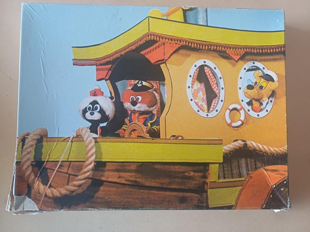 Vintage puzzel De Bereboot - Nostalgisch speelplezier, Ophalen of Verzenden, Meer dan 50 stukjes, Gebruikt, 6 jaar of ouder