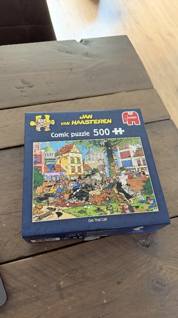 Van Haasteren puzzel 500 stuks: Get That Cat!, Ophalen, 500 t/m 1500 stukjes, Zo goed als nieuw, Legpuzzel