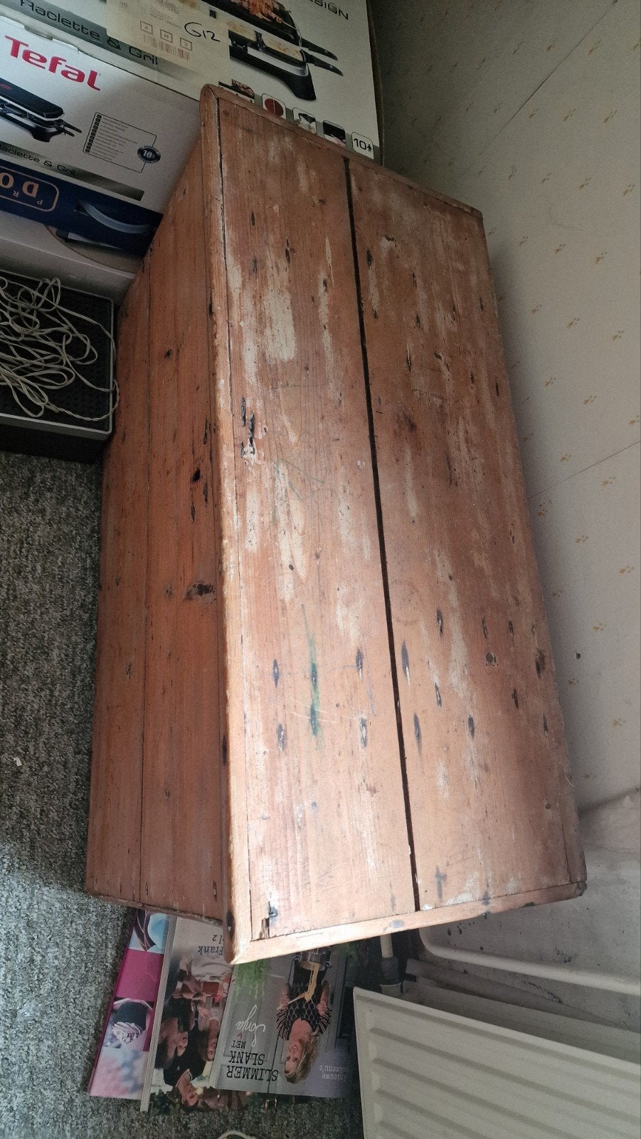 oude kist, Ophalen of Verzenden, Gebruikt, 25 tot 50 cm, 50 tot 100 cm