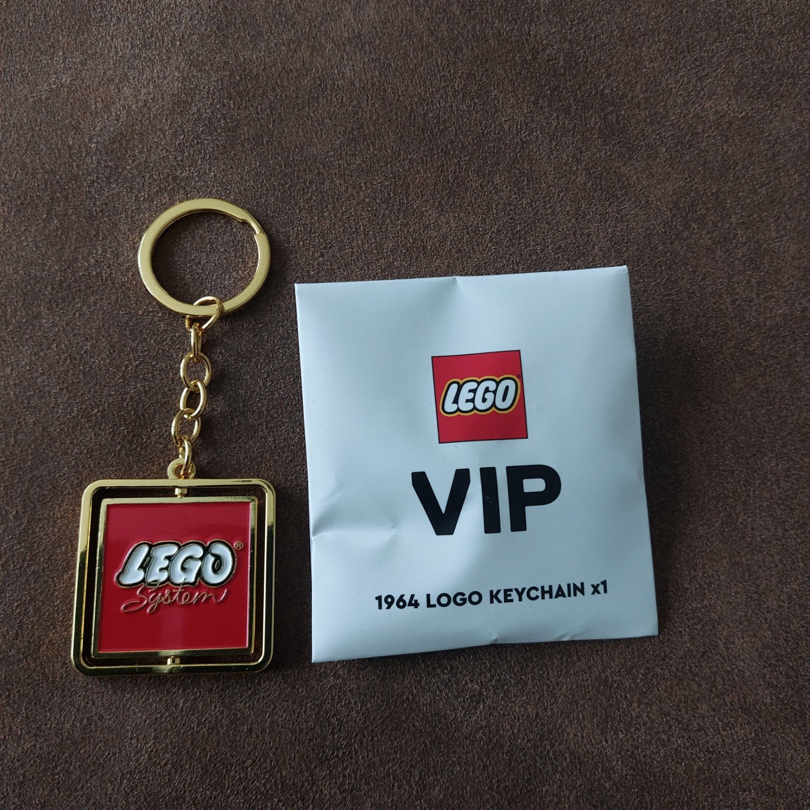 LEGO 5007091 1964 Logo Sleutelhanger VIP Exclusief, Overige thema's, Lego, Nieuw, Ophalen of Verzenden