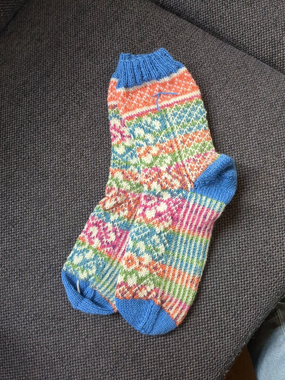 Handgebreide sokken - kleurrijk en warm, Sokken en Kniesokken, Overige kleuren, Nieuw, Overige maten