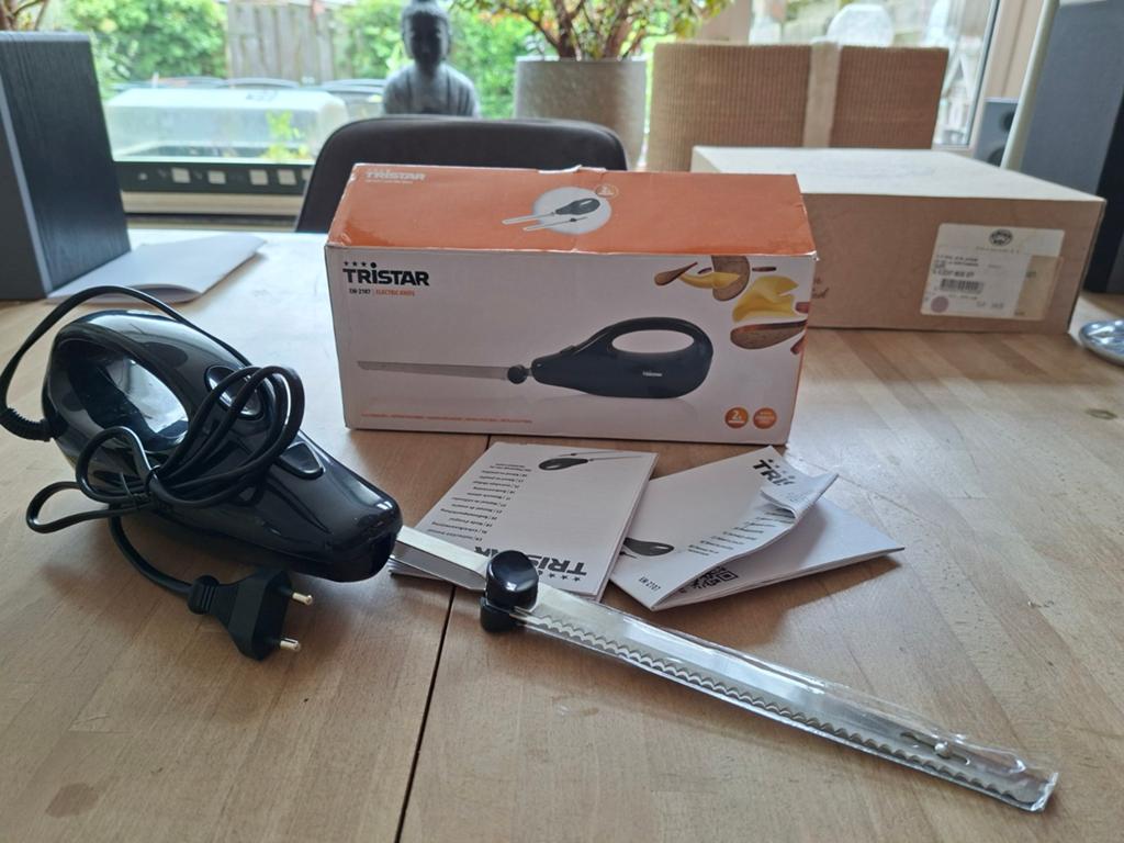 Tristar Elektrisch Mes - Slechts eenmaal gebruikt, Witgoed en Apparatuur, Ophalen of Verzenden, Zo goed als nieuw