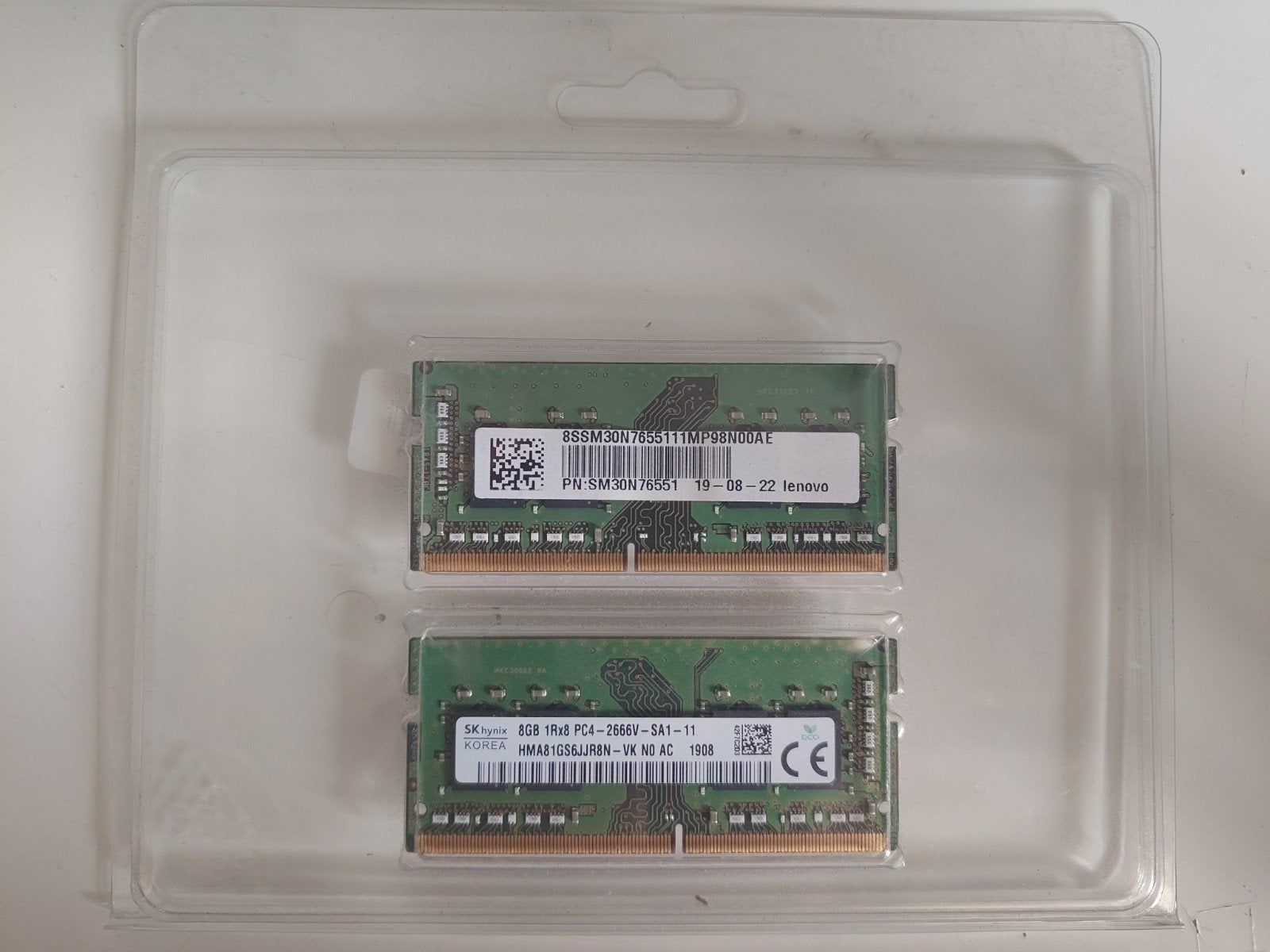 2x8GB SK Hynix SODIMM DDR4 RAM voor laptop (gebruikt), Computers en Software, Gebruikt, DDR4, Ophalen of Verzenden, Laptop