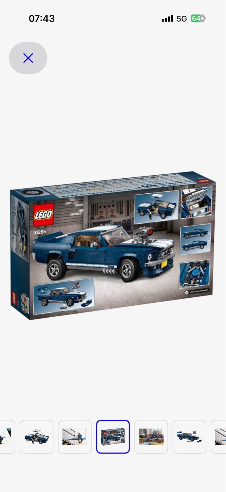 Lego Creator Ford Mustang (10265) - Nieuw in doos!, Ophalen, Nieuw