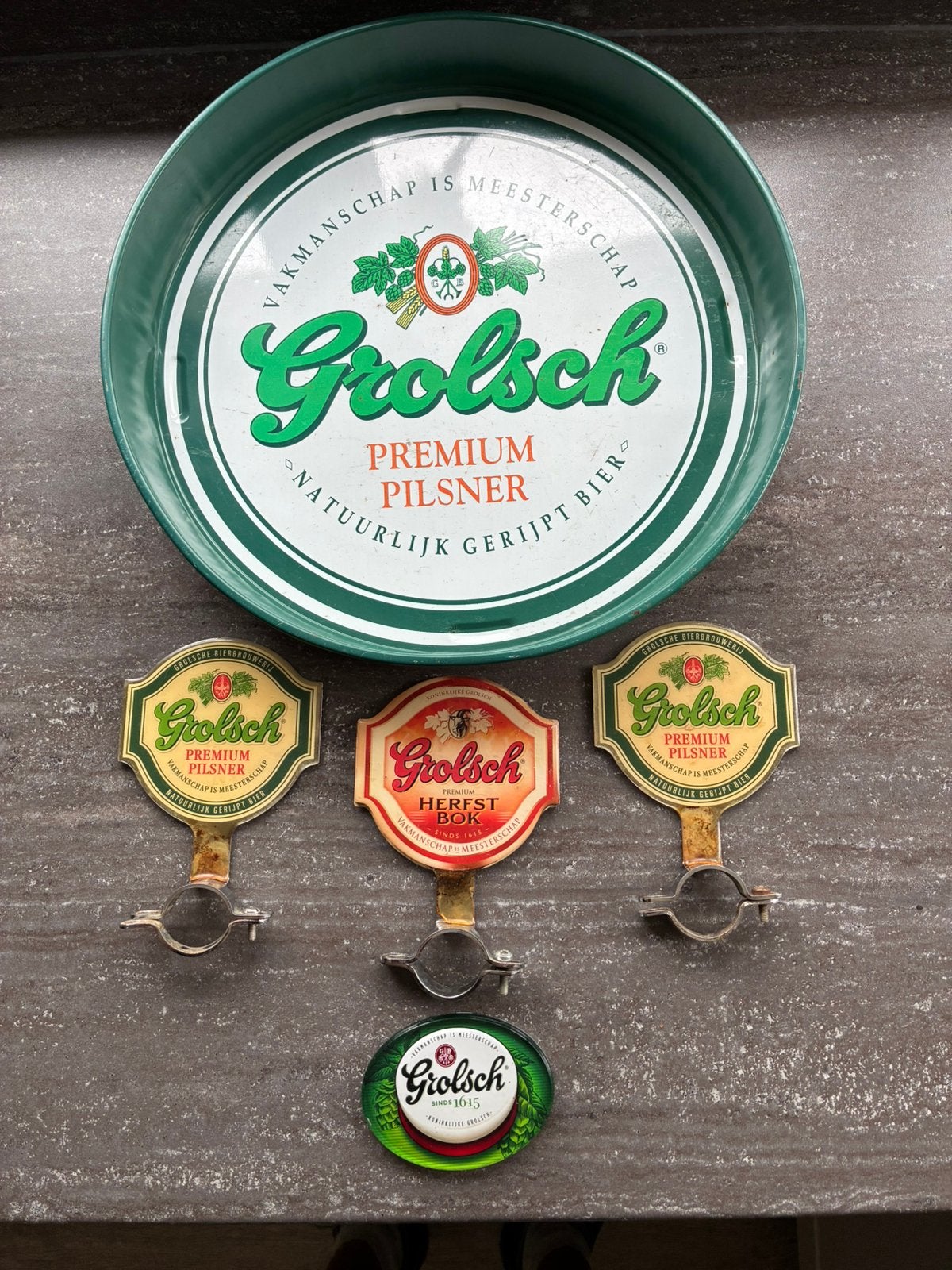 Grolsch artikelen, Ophalen, Gebruikt, Grolsch