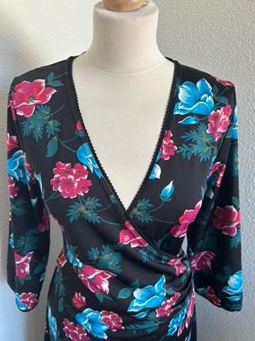 King Louie maat L bloemen crossdress 1704, Maat 42/44 (L), Ophalen of Verzenden, Zo goed als nieuw, Knielengte