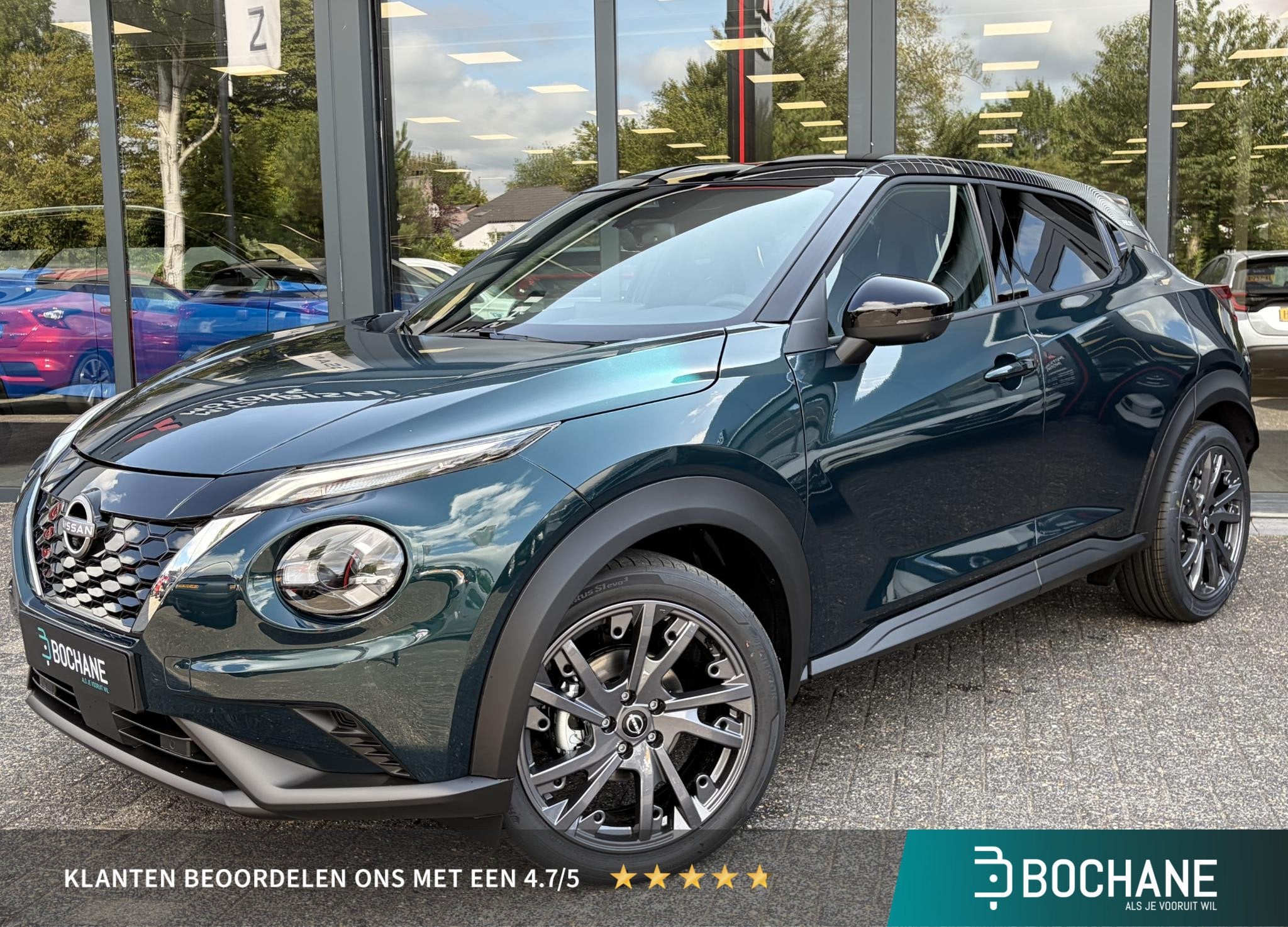 Nissan Juke 1.6 Hybrid Pulse | Speciale RUN out Editie | Sle, Auto's, 94 pk, 4 cilinders, Met garantie (alle), Blauw