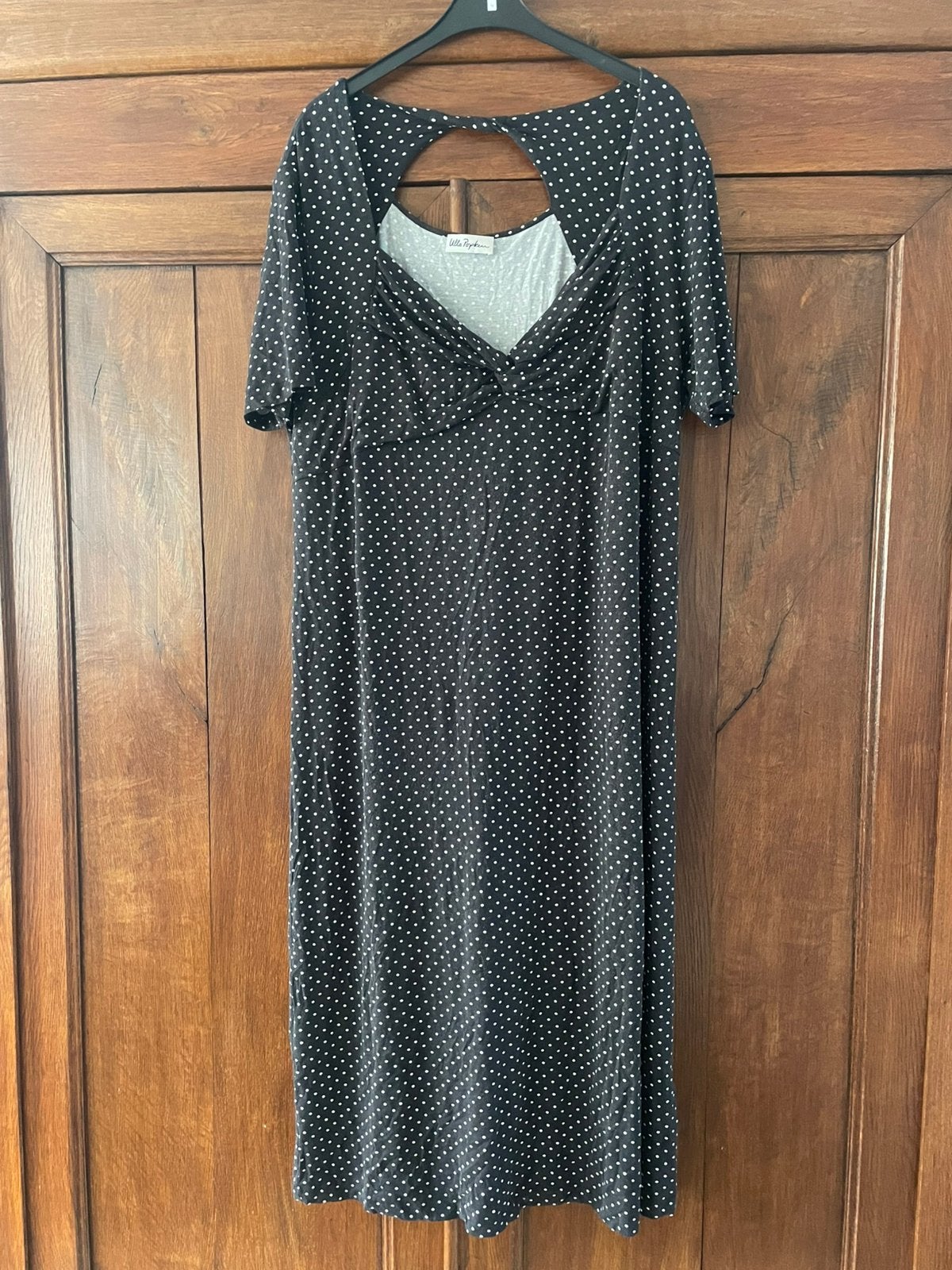 Lange jurk maat 50/52 Ulaa Popken, Kleding | Dames, Grote Maten, Ophalen of Verzenden, Zo goed als nieuw, Zwart, Jurk