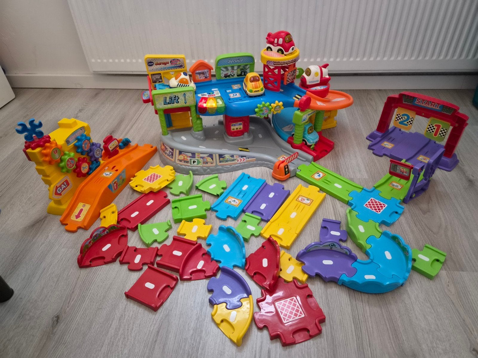 VTech Toet Toet Auto's Garage en Racebaan Speelset, Ophalen, Gebruikt