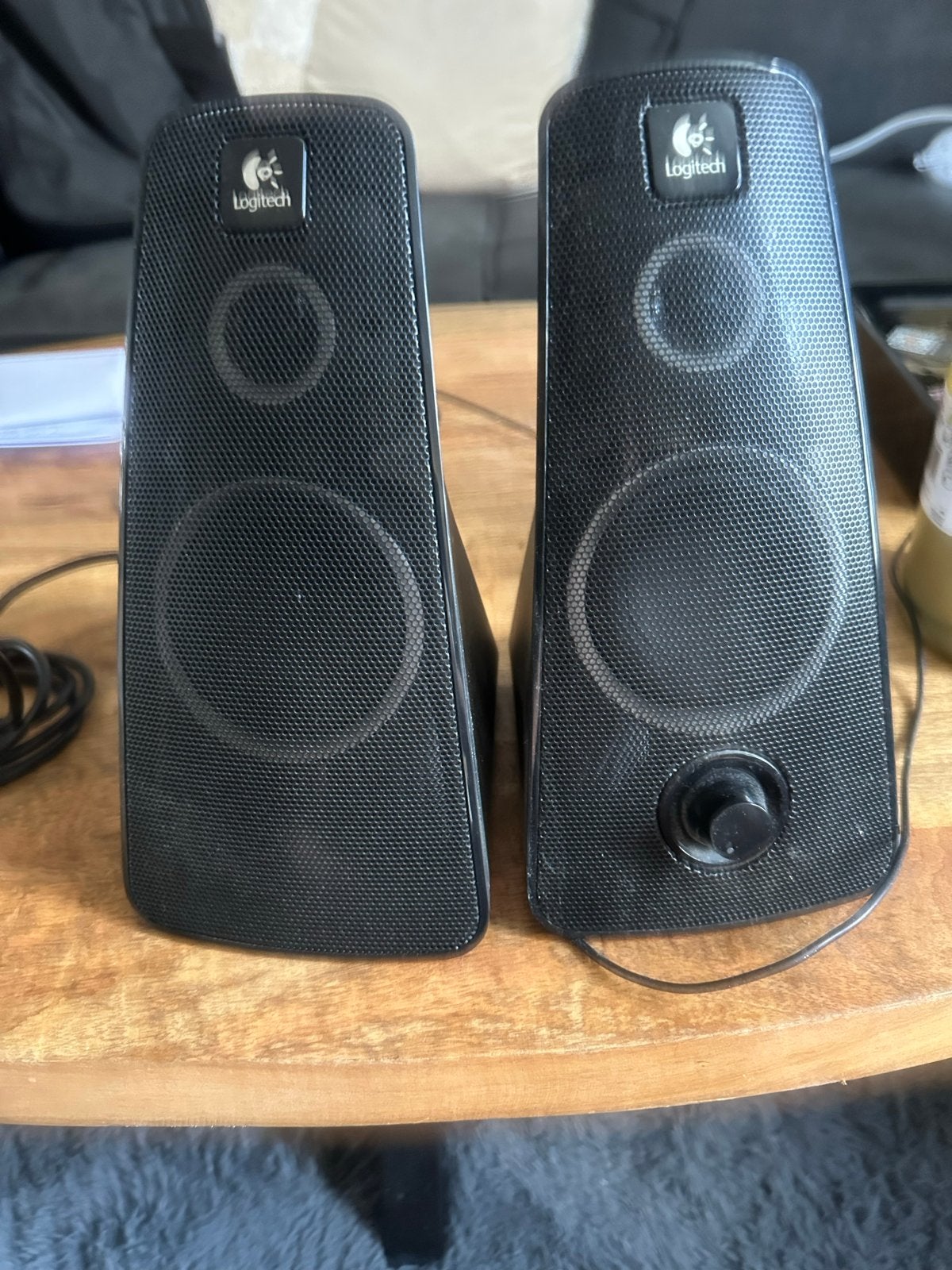 Logitech speakerset - Zwart, Ophalen, Stereo speakers, Gebruikt, Logitech